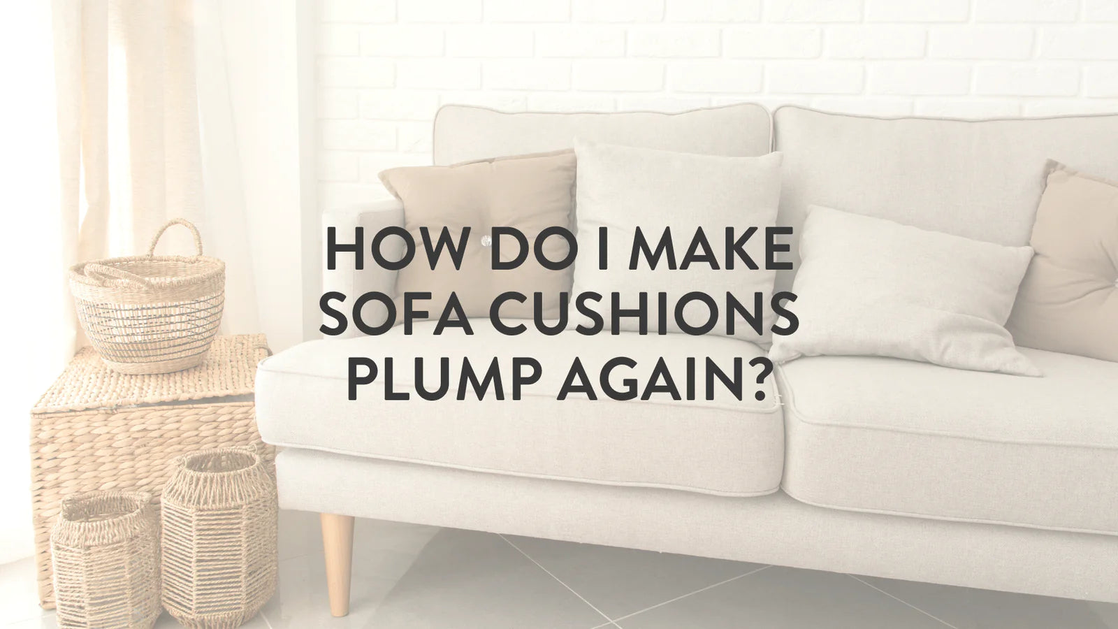 Plump cushions hotsell