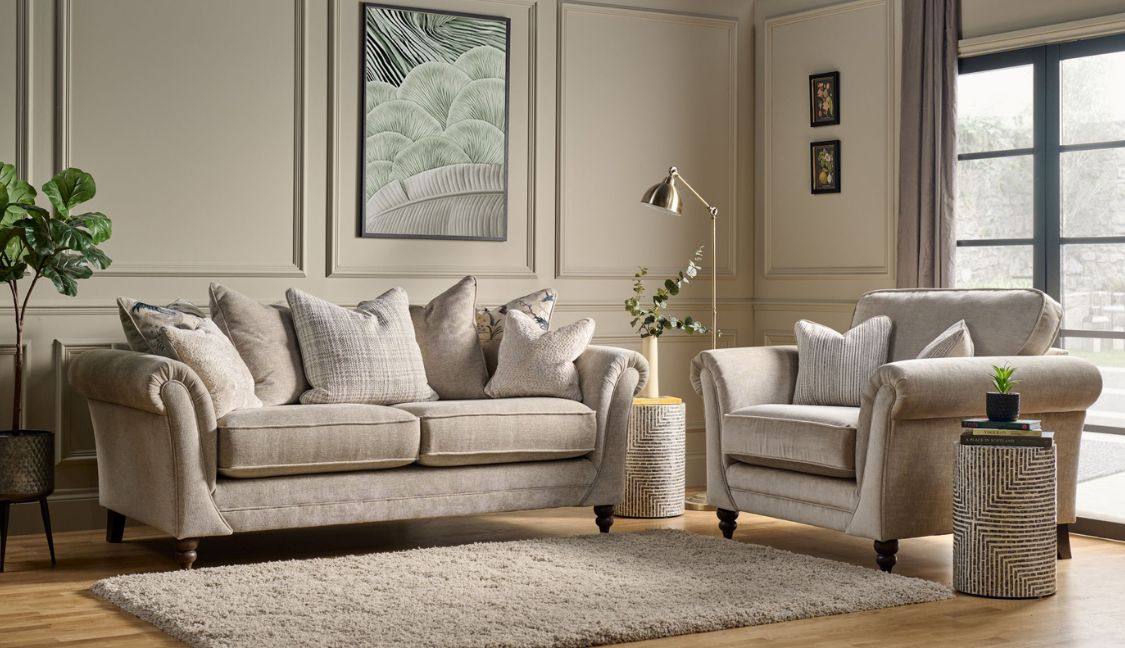 Danbury 4 seater sofa - Standard or Pillow Back