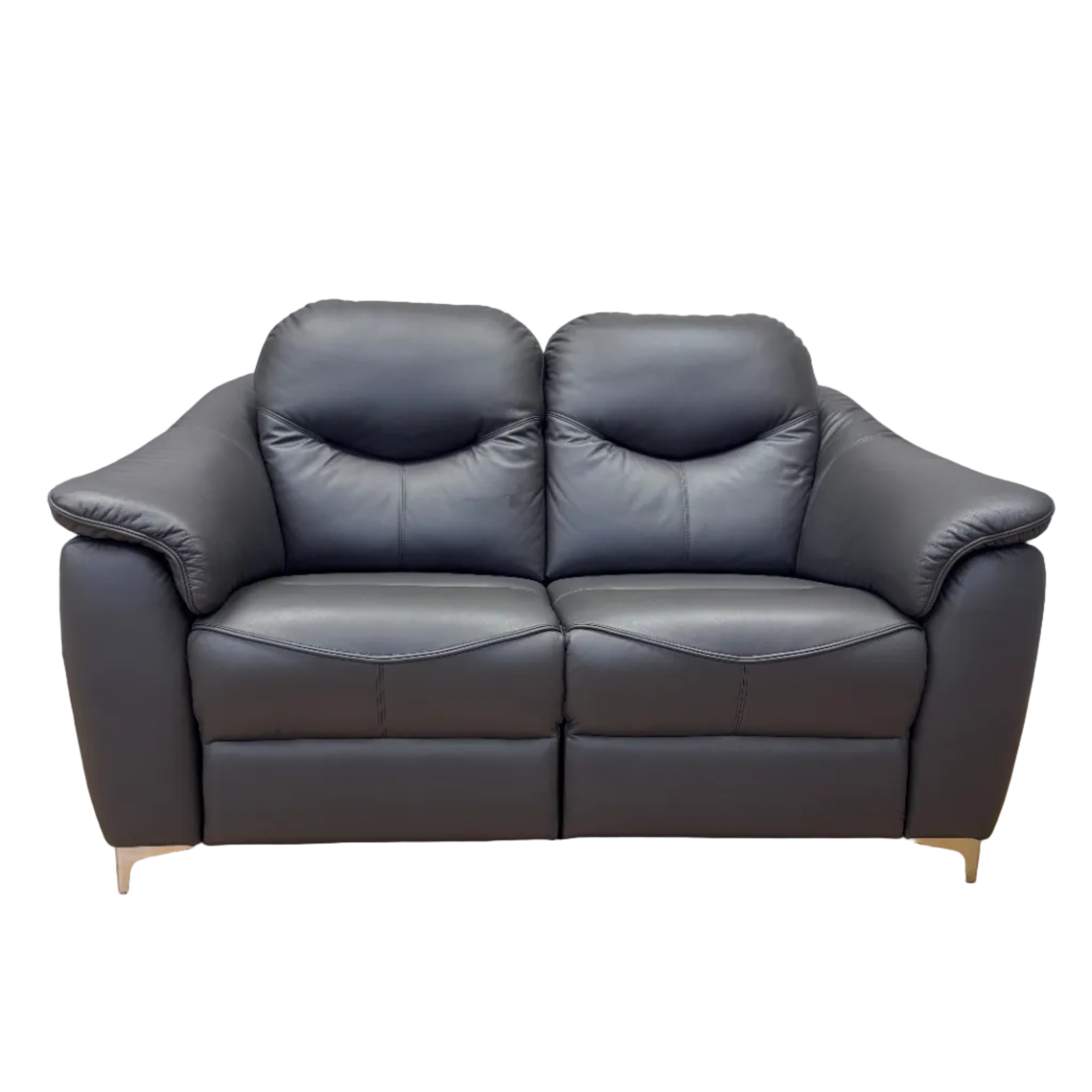 G Plan Jackson 2 seater sofa in Slate plush leather