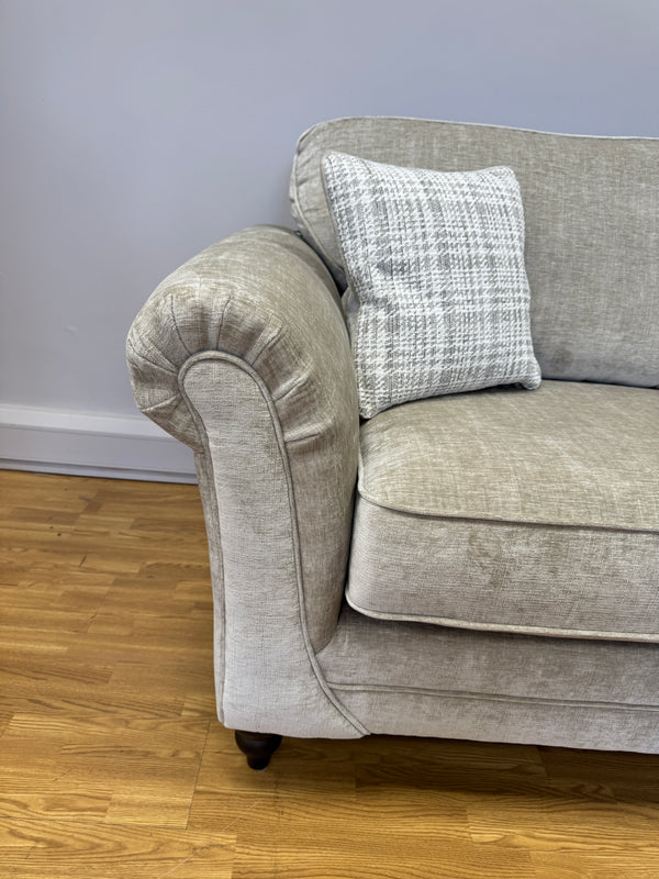 Danbury 2 seater sofa in Dion Husk chenille fabric