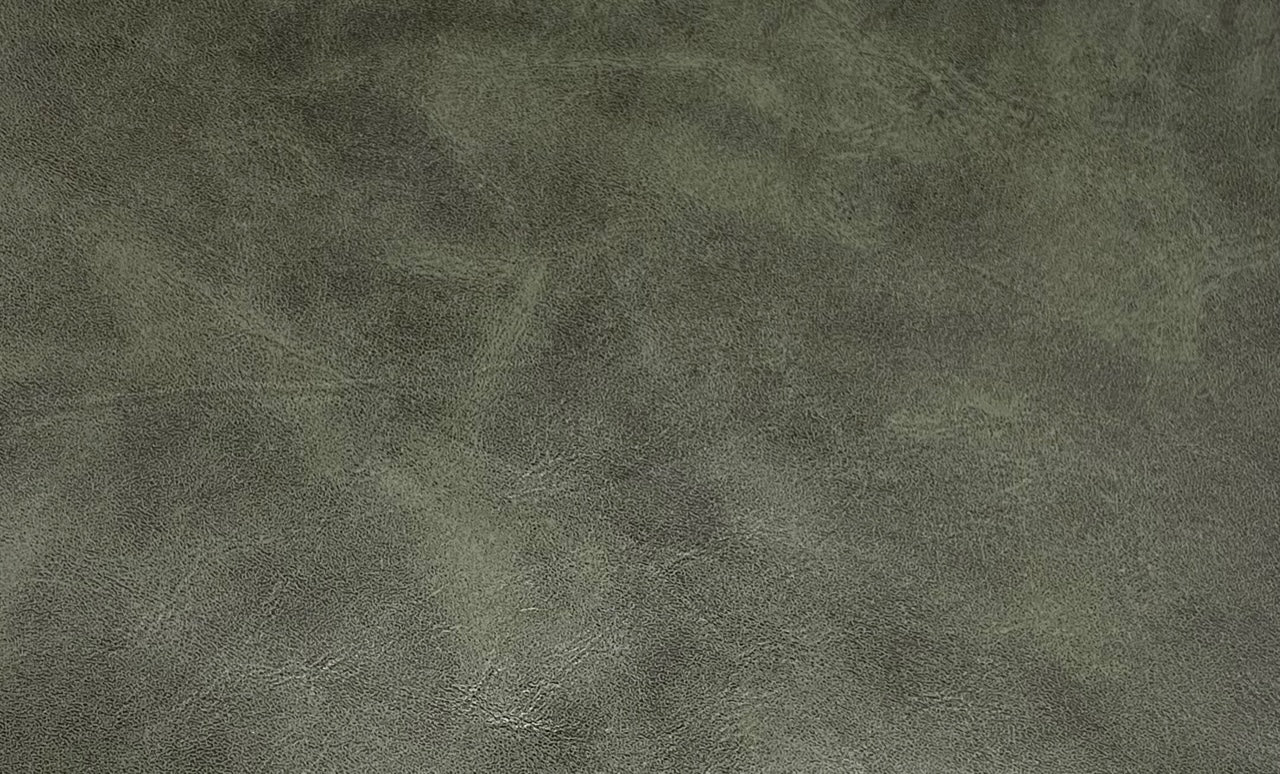 Chevy gas lift bar stool in Green vegan leather - Pair of 2