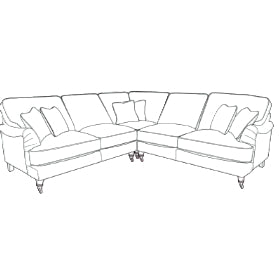 Ballina 2 corner 2 group sofa (equal sided corner)
