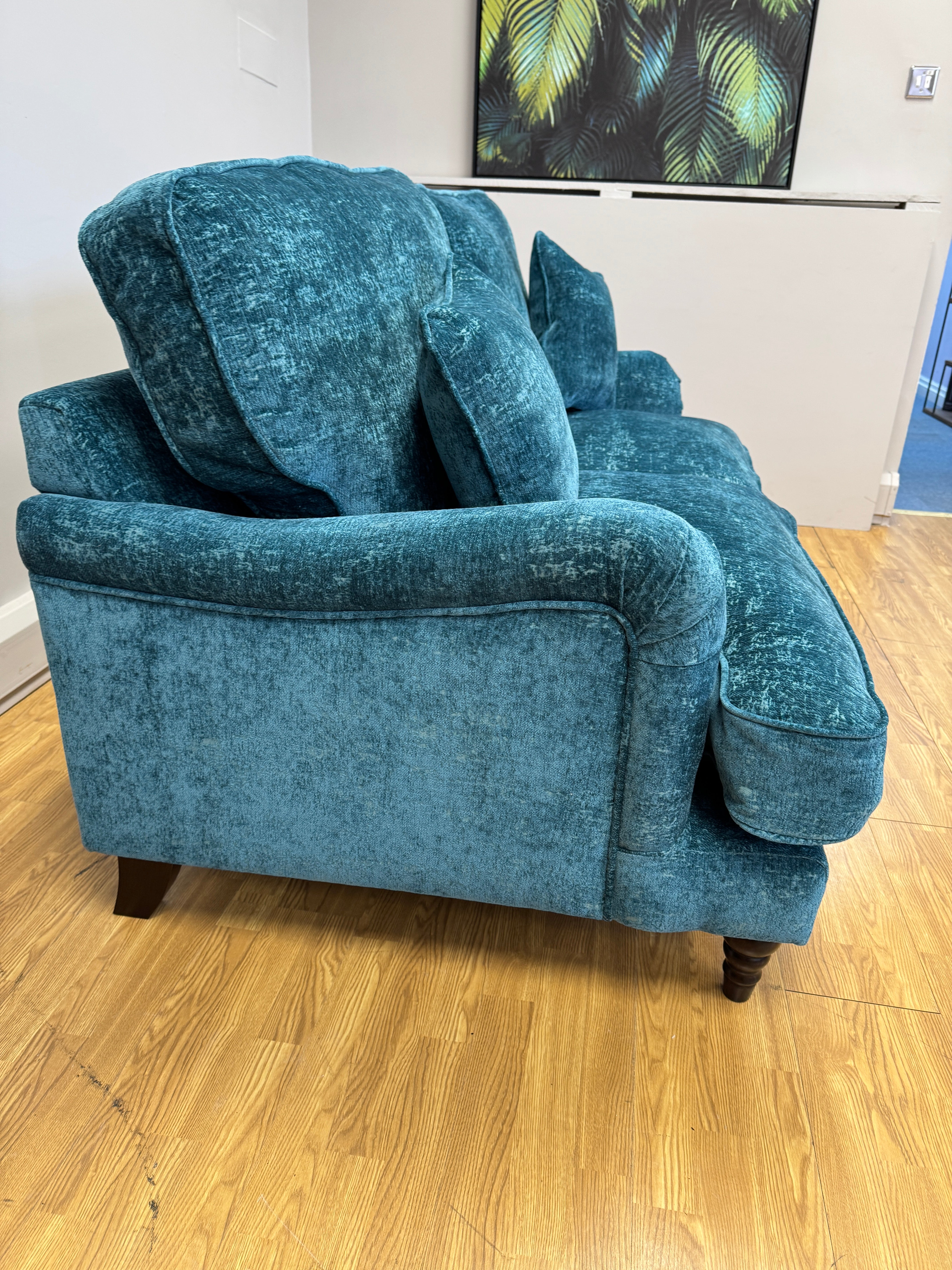 Ballina 2 Seater Sofa in Liberty Bottlegreen fabric
