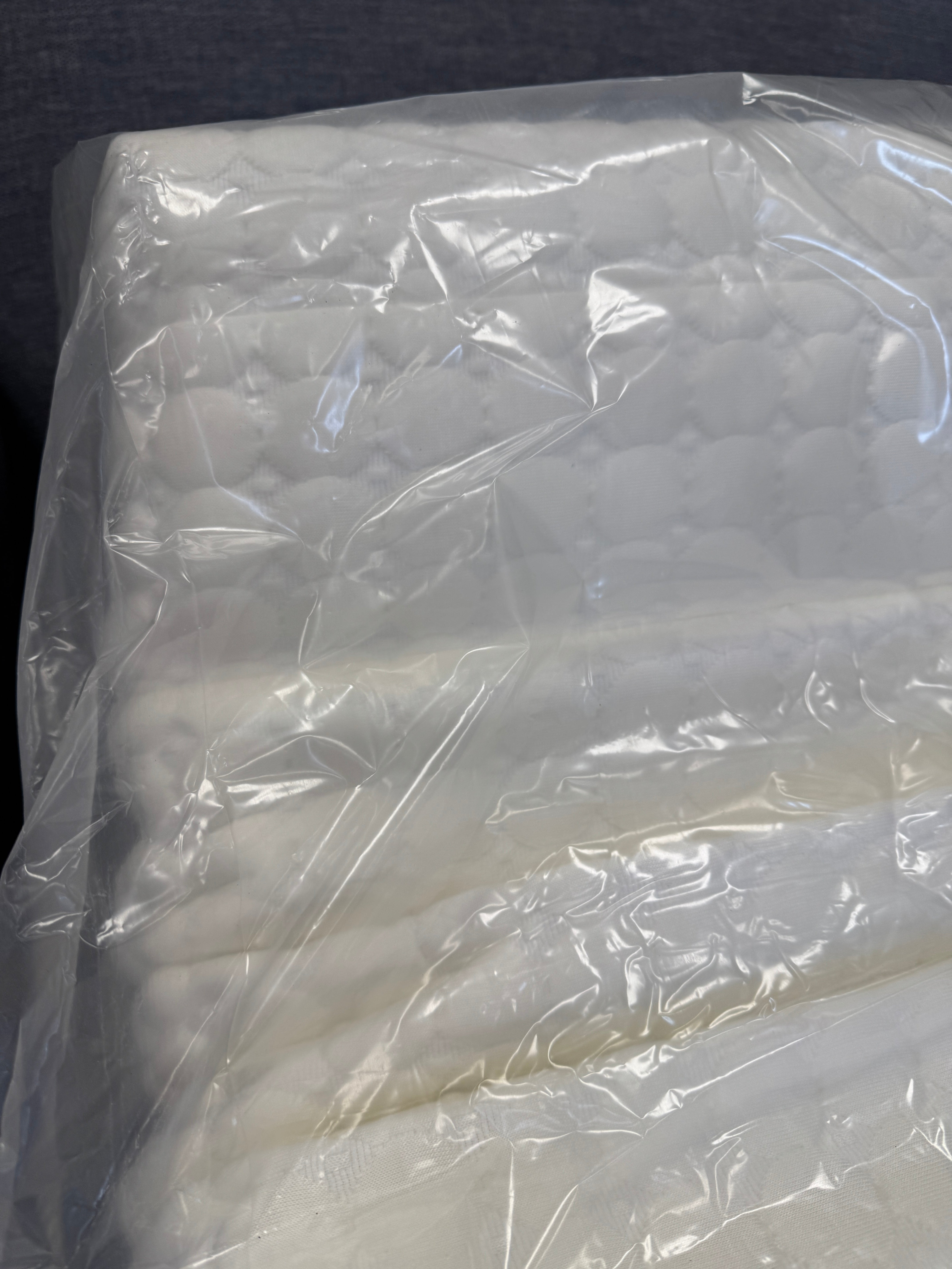Appledoe 3 seater sofa bed (with memory foam mattress) in Mercury linen fabric