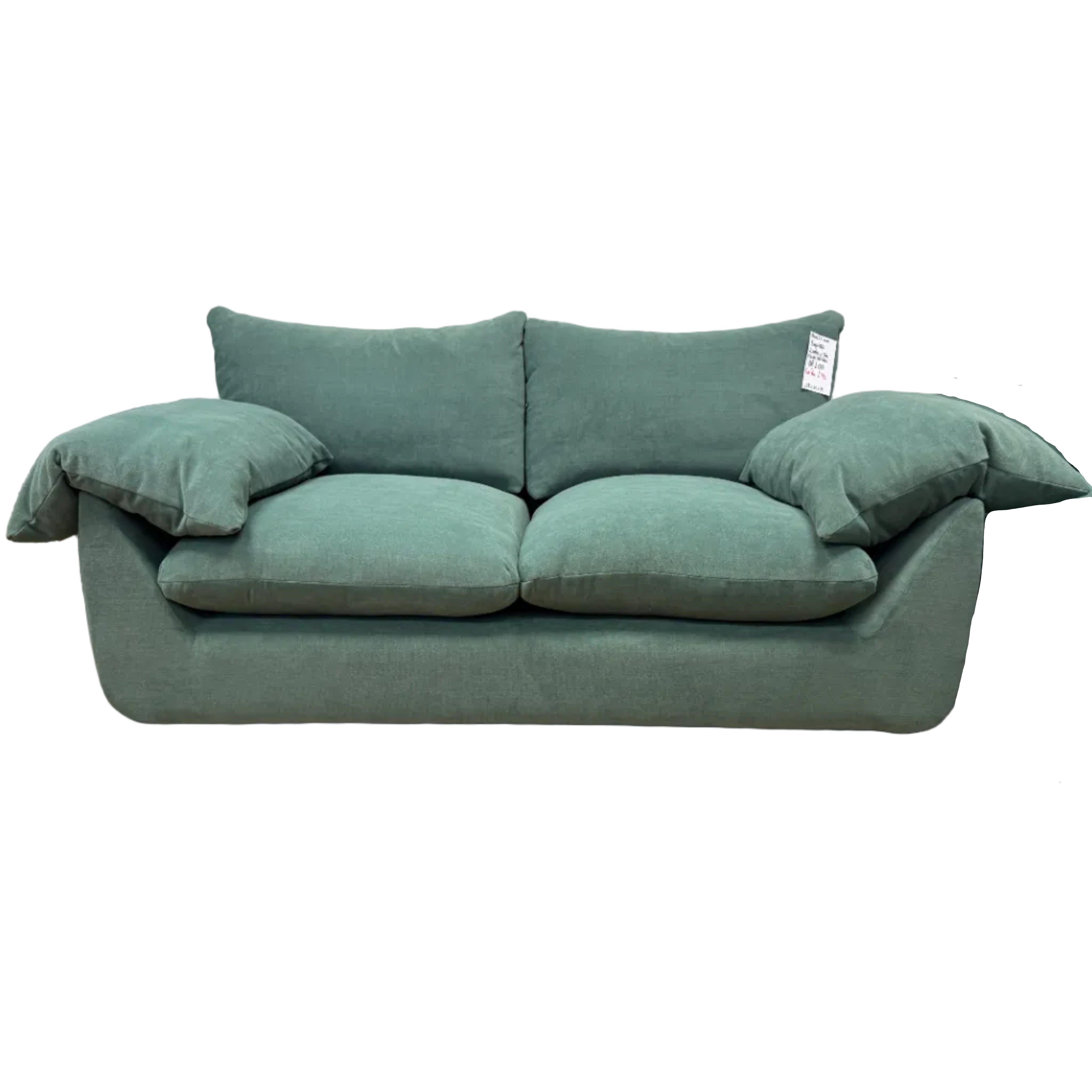 Bayswater 3 seater sofa in Teal Midnight soft fabric
