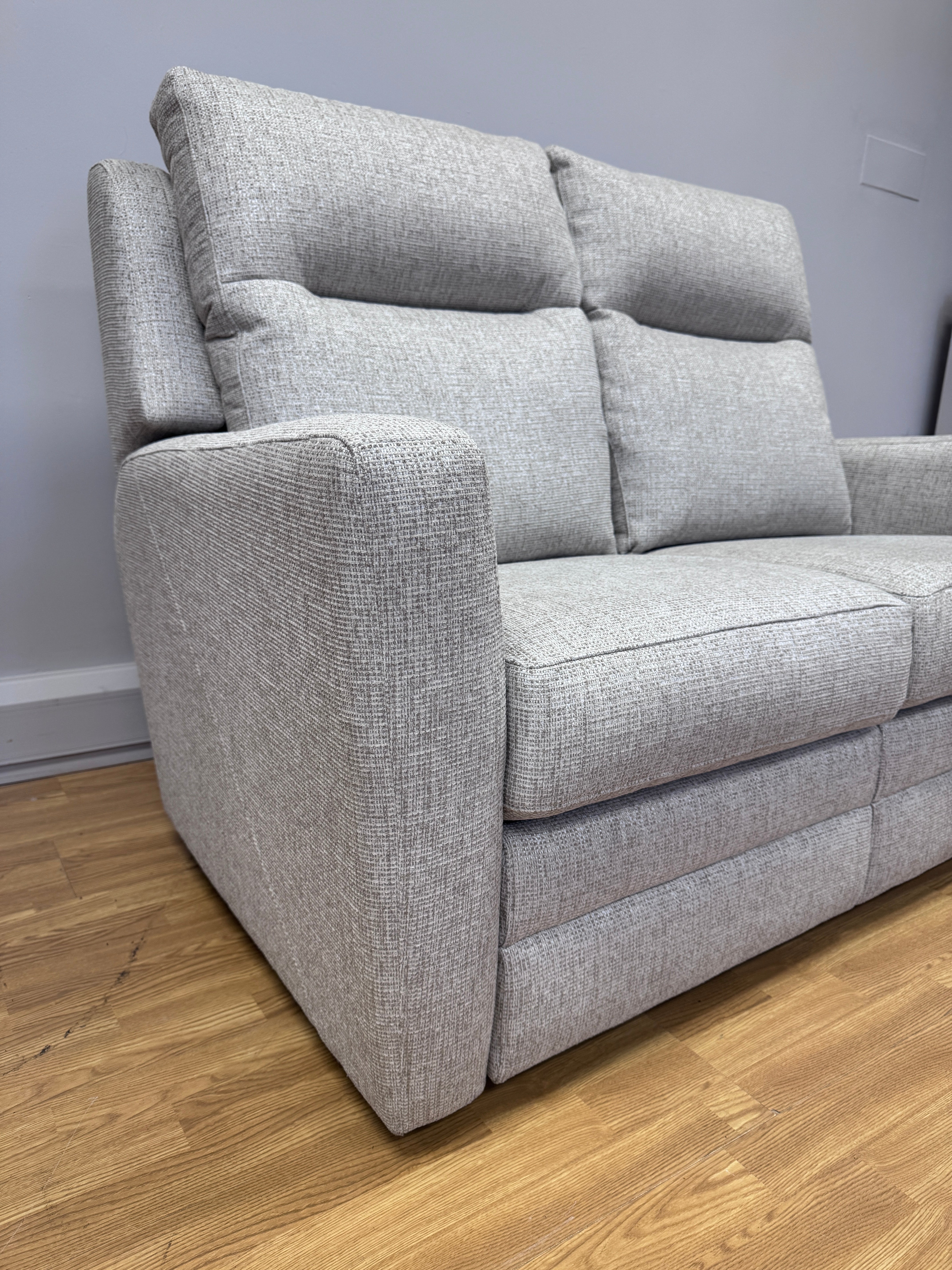 Parker Knoll Chicago 2 seater sofa in natural mix weave fabric (pair available)