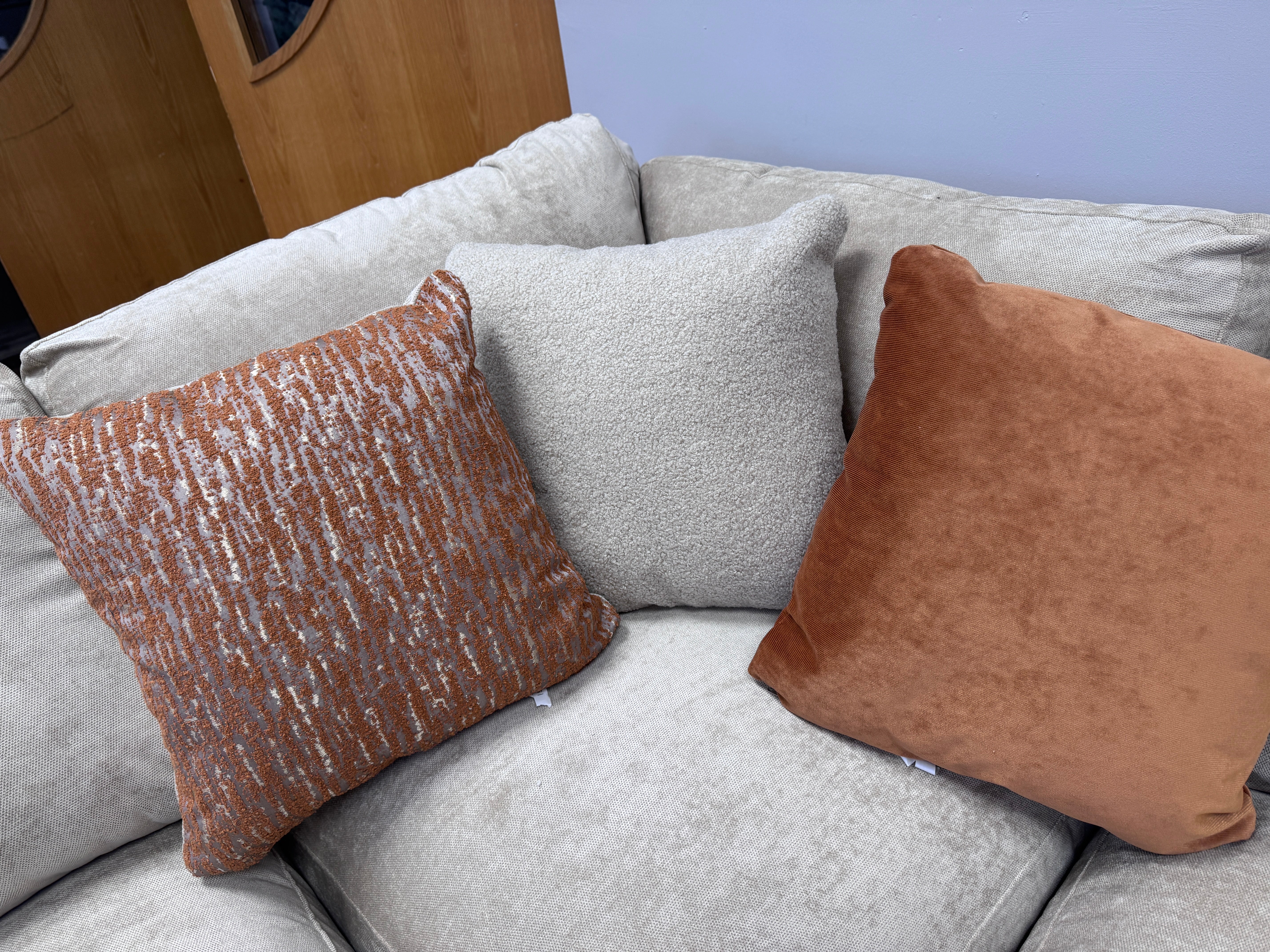 Phoenix 2 corner 2 (3 piece) corner sofa in Kingston Beige fabric