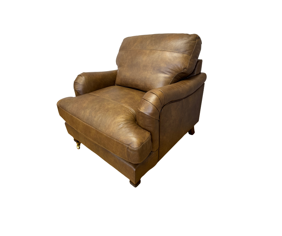 Ballina standard armchair in Napoli Tan leather