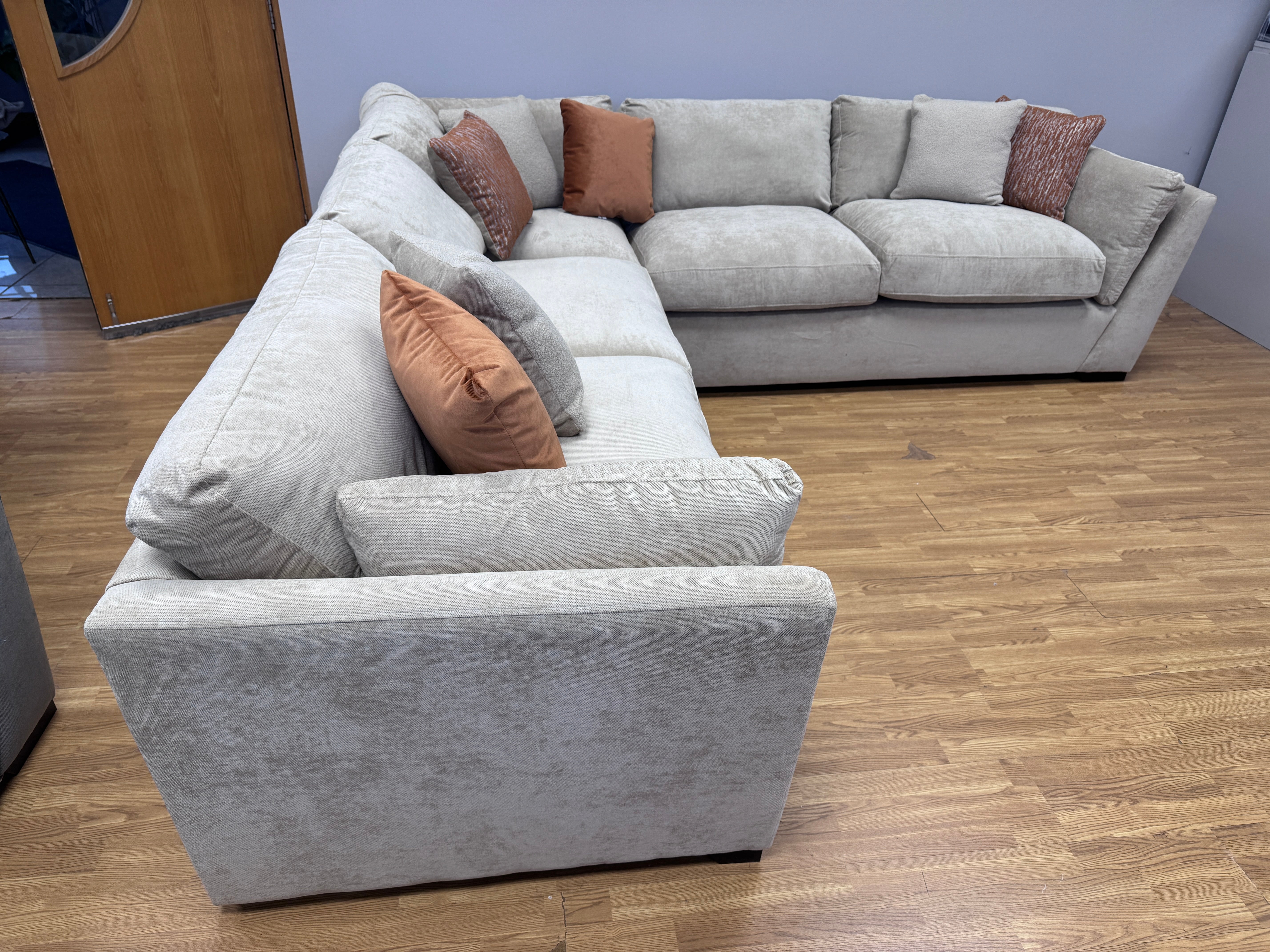 Phoenix 2 corner 2 (3 piece) corner sofa in Kingston Beige fabric