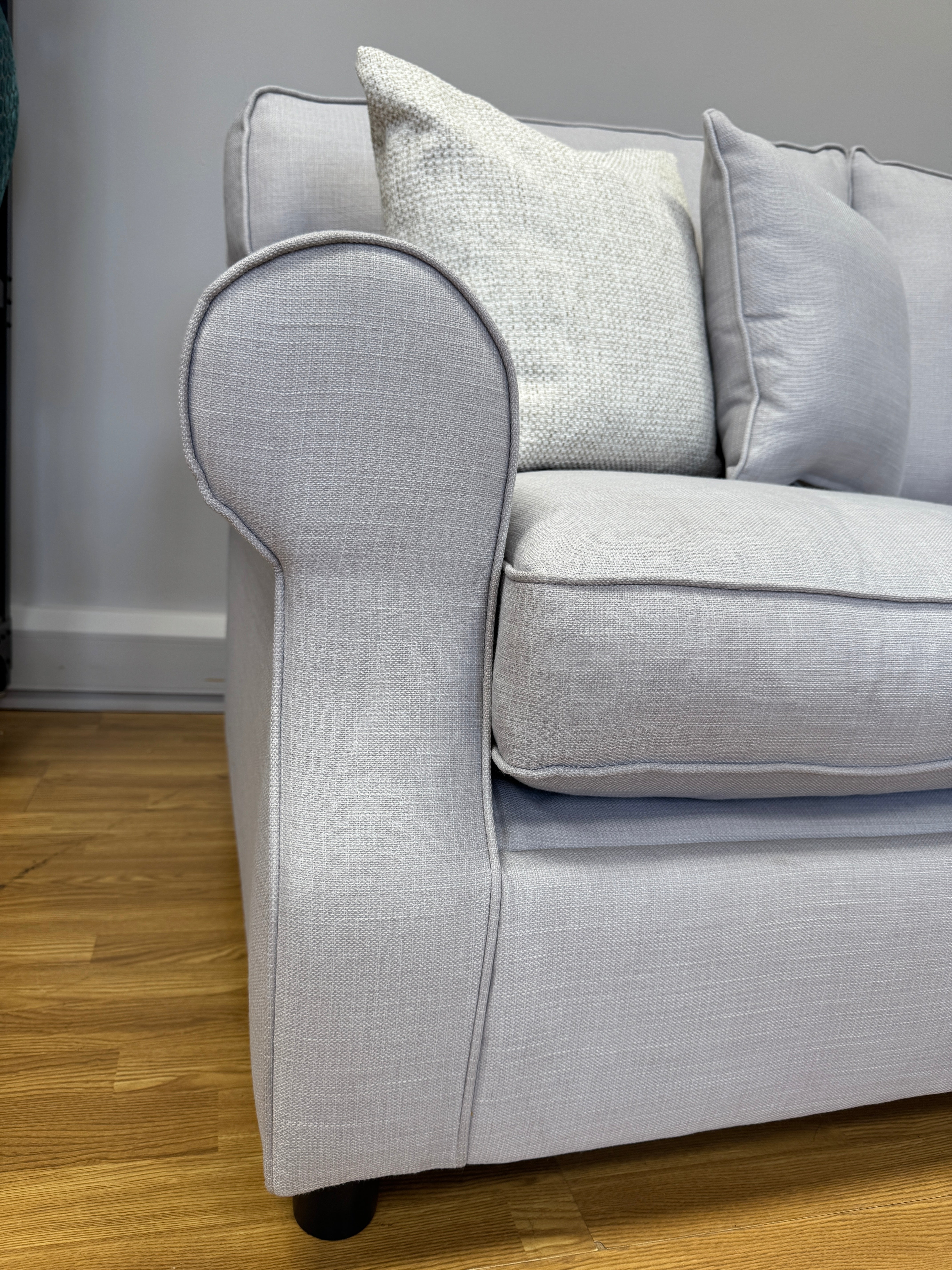 Willow & Hall Lyneham 3 seater sofa bed in stone cotton fabric