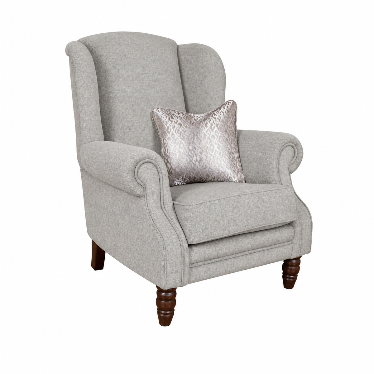 Finley High Back Winged Accent Chair