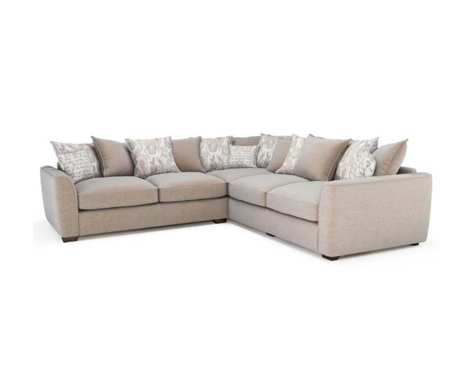 Foxford 2 corner 2 group sofa (equal sided corner) Standard or Cushion Back