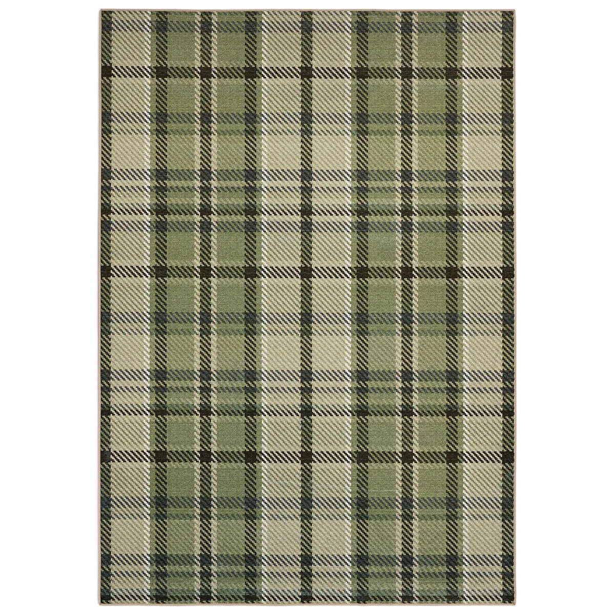 Eco-Washable Rug Heritage Collection in Isla Plaid (4 sizes available)