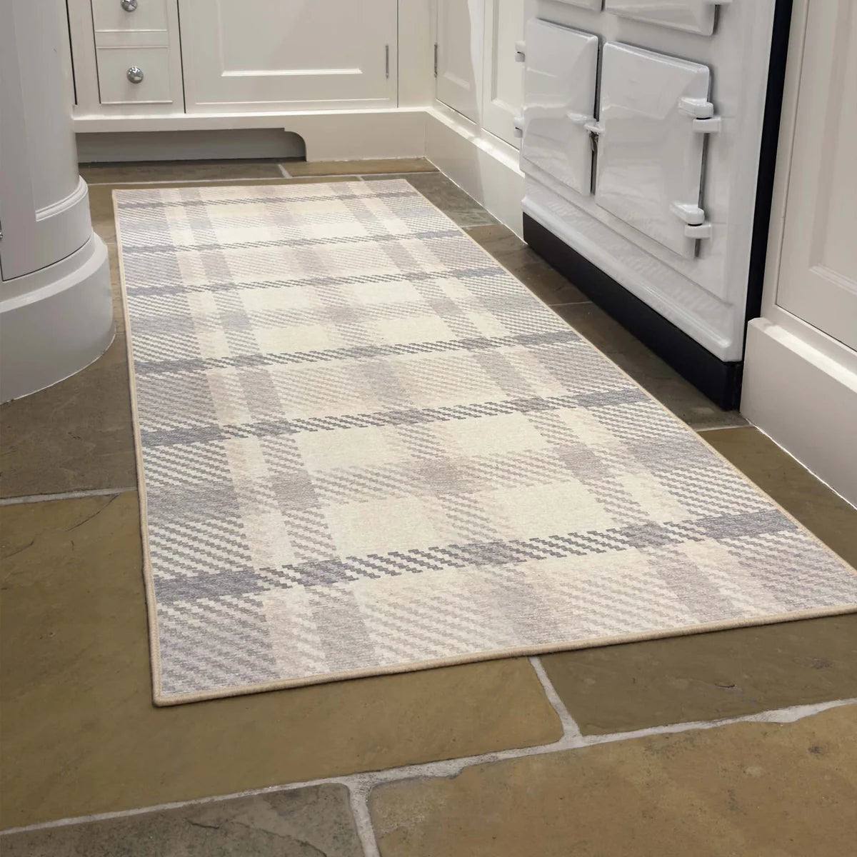 Eco-Washable Rug Heritage Collection in Isla Plaid (4 sizes available)