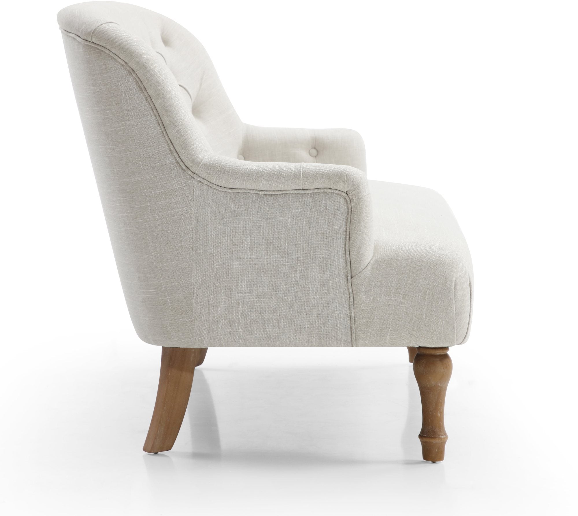 Bianca button back small sofa / loveseat