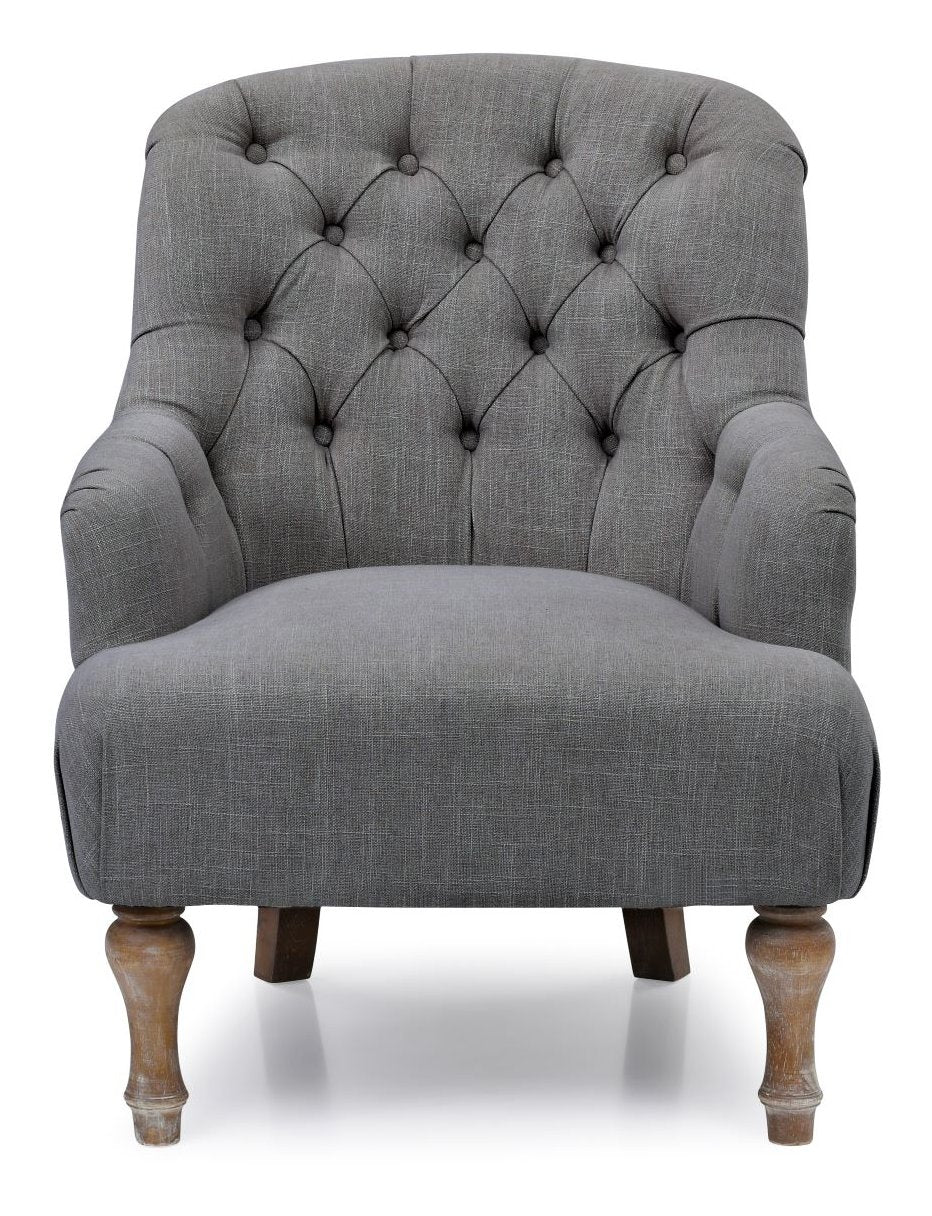 Bianca button back accent chair