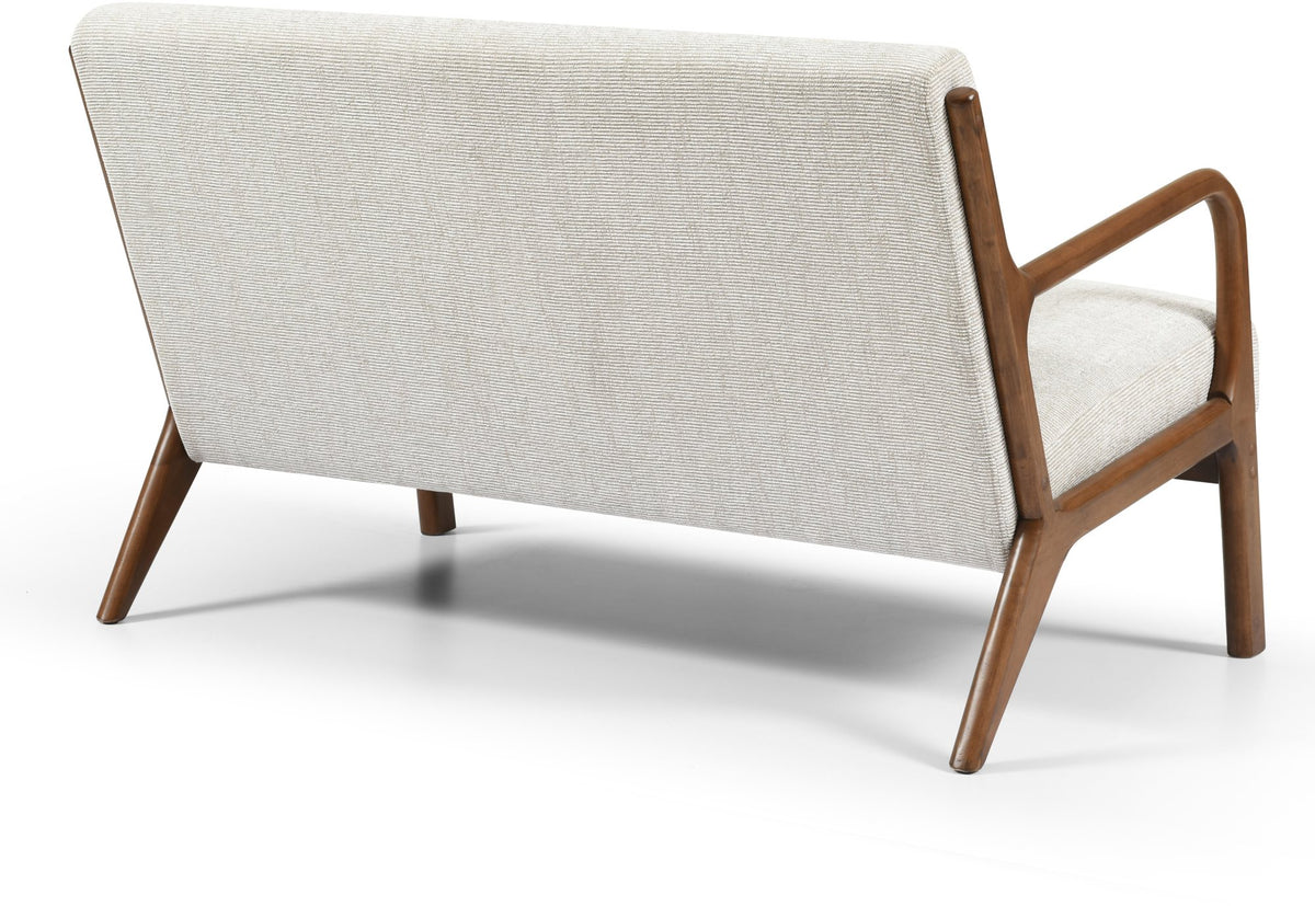 Inca 2 seater sofa / loveseat with Walnut frame