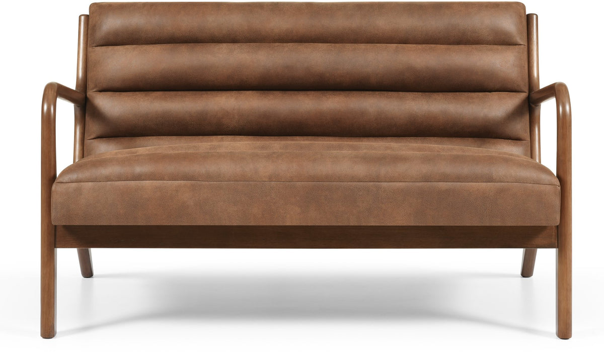 Inca 2 seater sofa / loveseat with Walnut frame