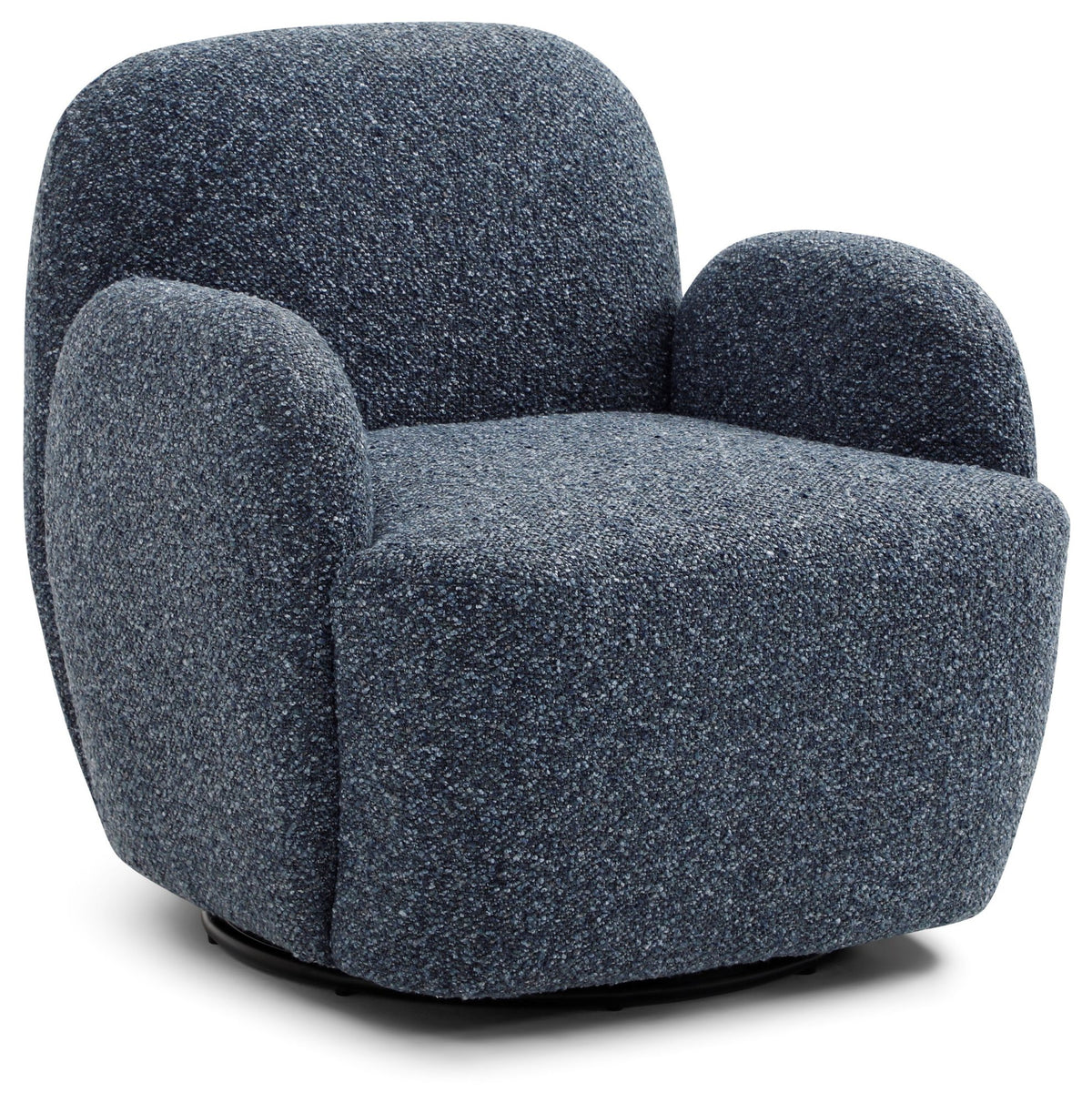 Micky swivel chair in Boucle fabric