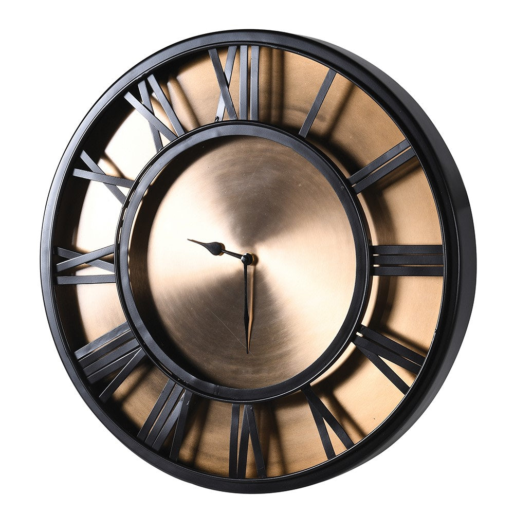 Antique Brass Roman Numerals Wall Clock