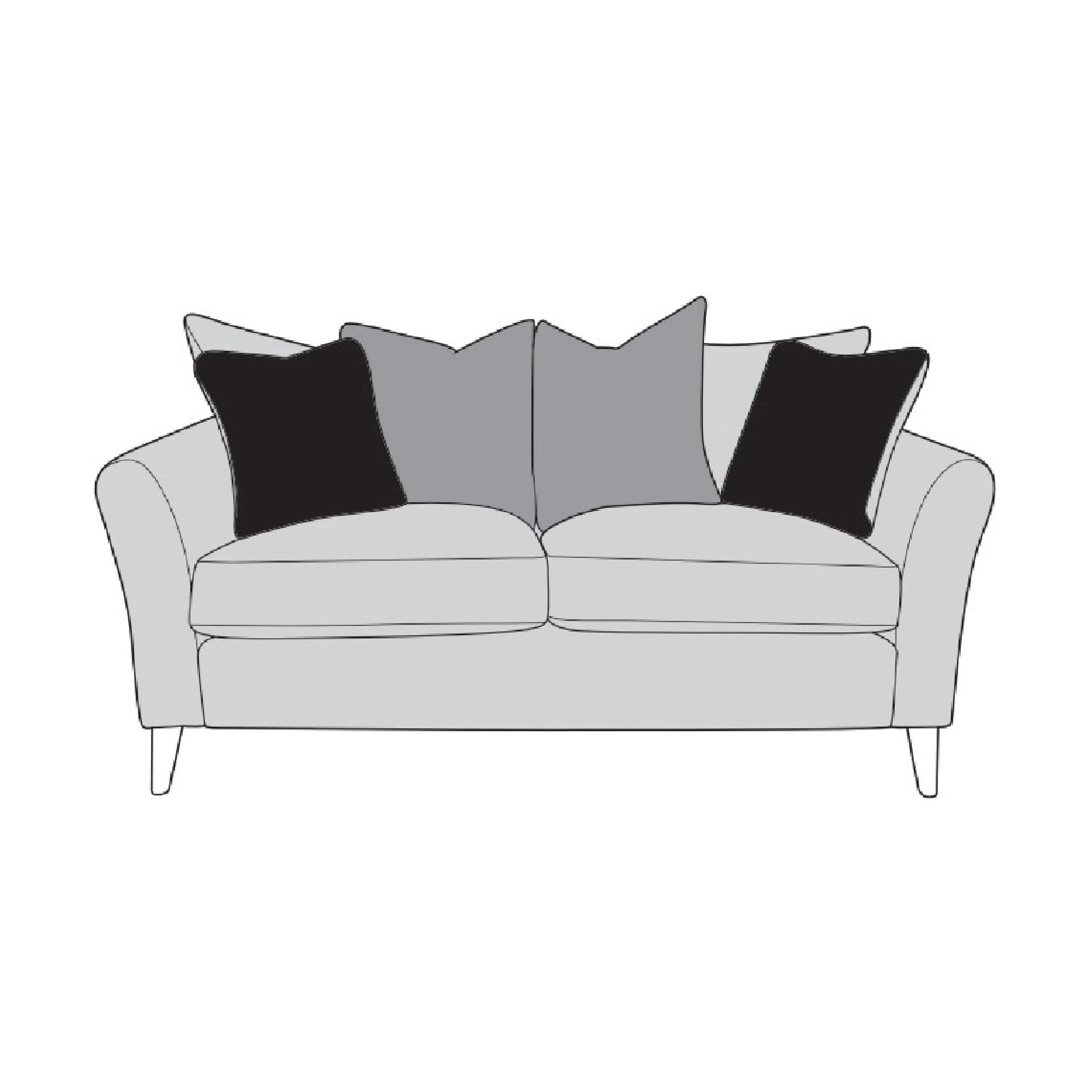 Molly 2 seater sofa - Scatter Back