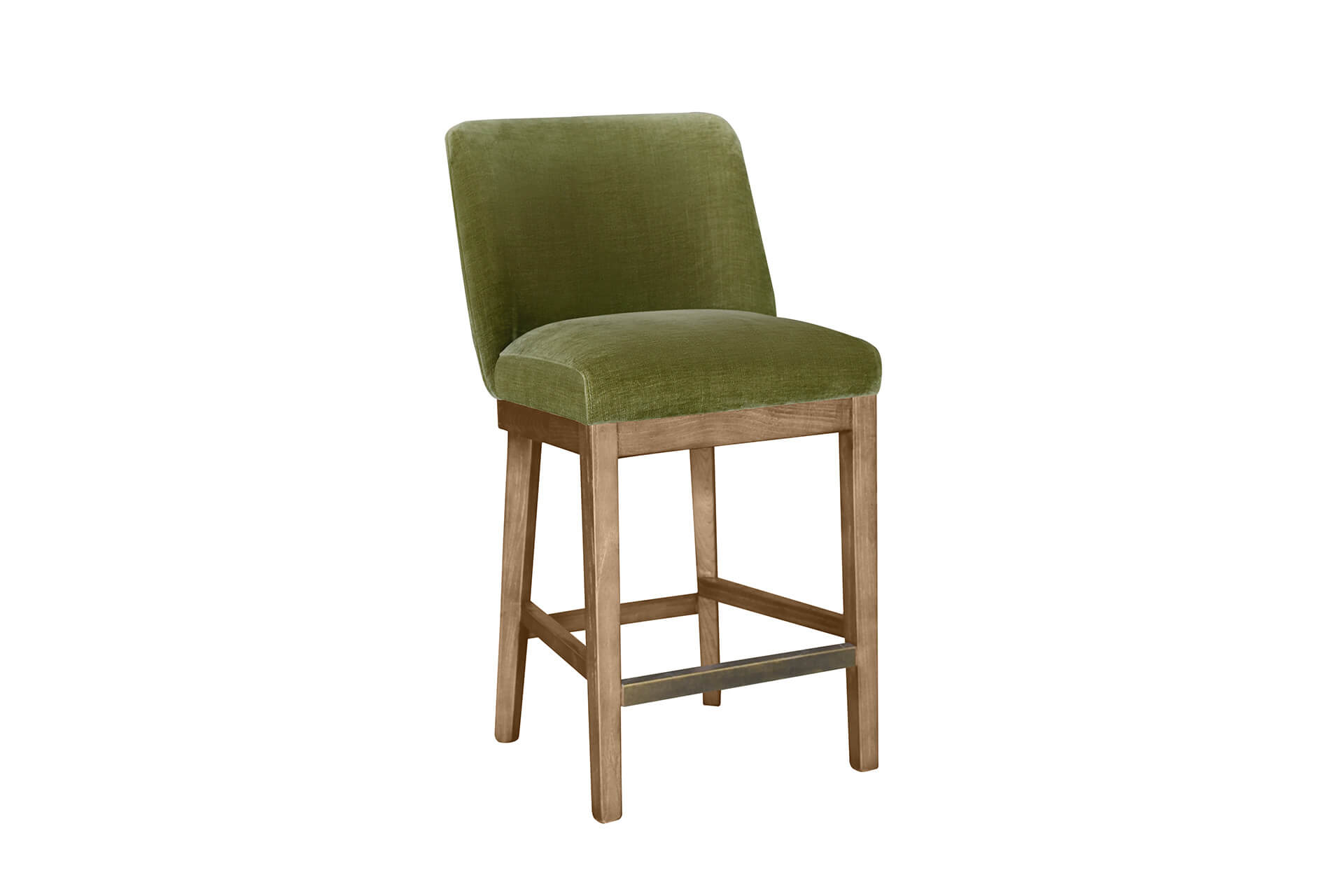 Massimo velvet counter stool