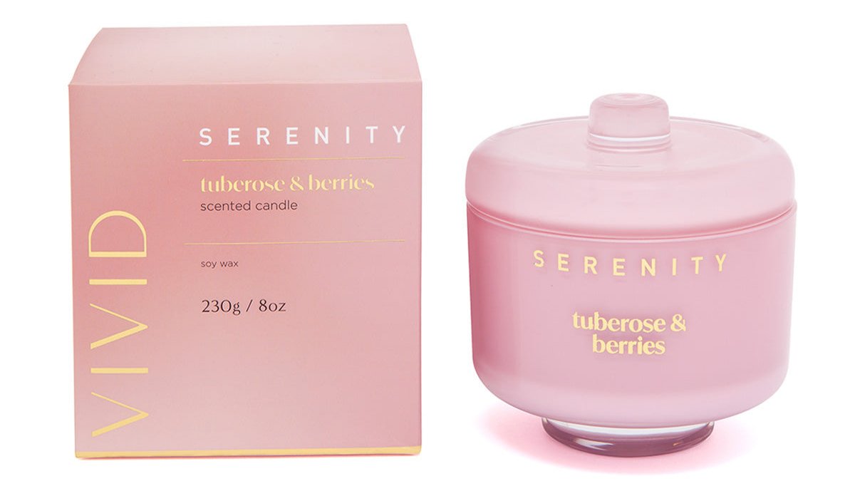Vivid Tuberose & Berries 230g Candle