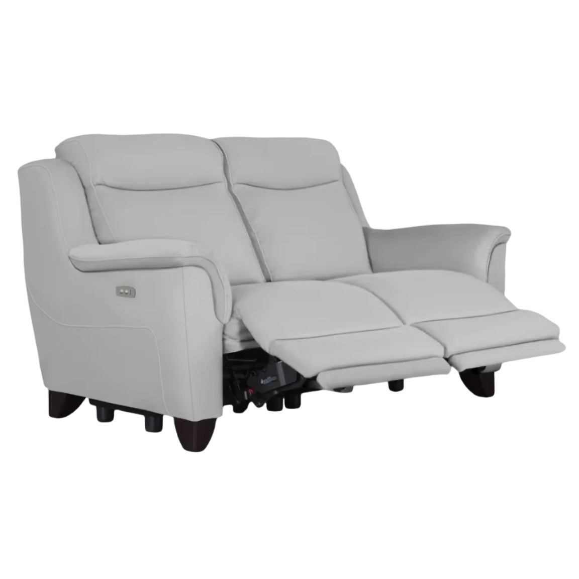 Parker Knoll Manhattan 2 seater Power Recliner Sofa in Natural cross weave fabric