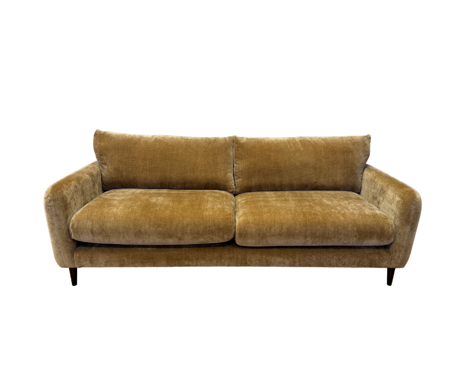 Stella large 4 seater sofa in Honey chenille fabric