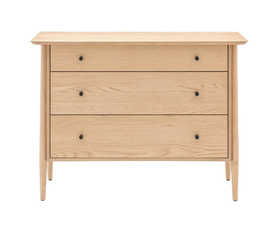 Hayfield 3 Drawer Chest - Natural