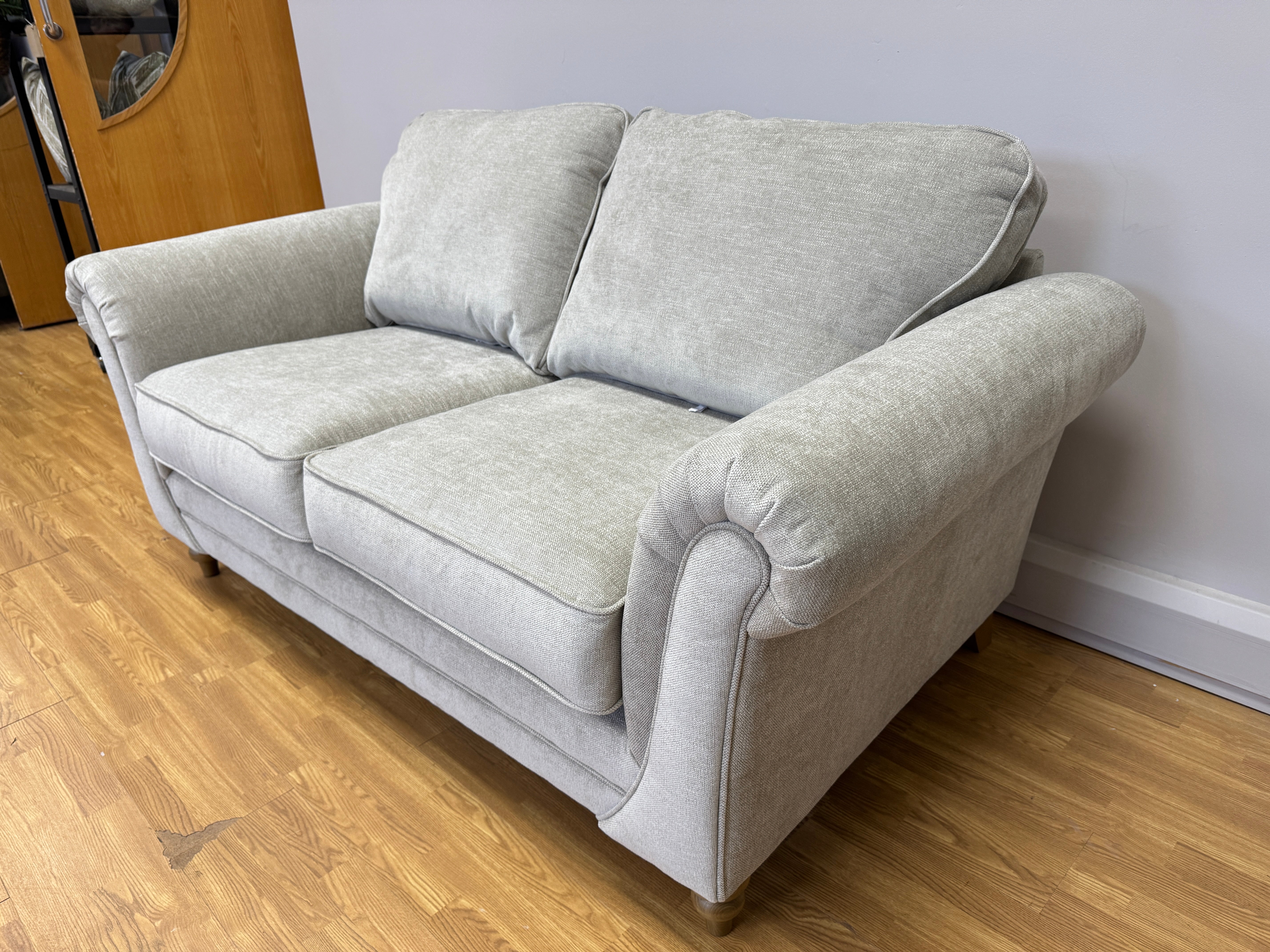 Danbury 2 seater sofa in Marlon Natural fabric