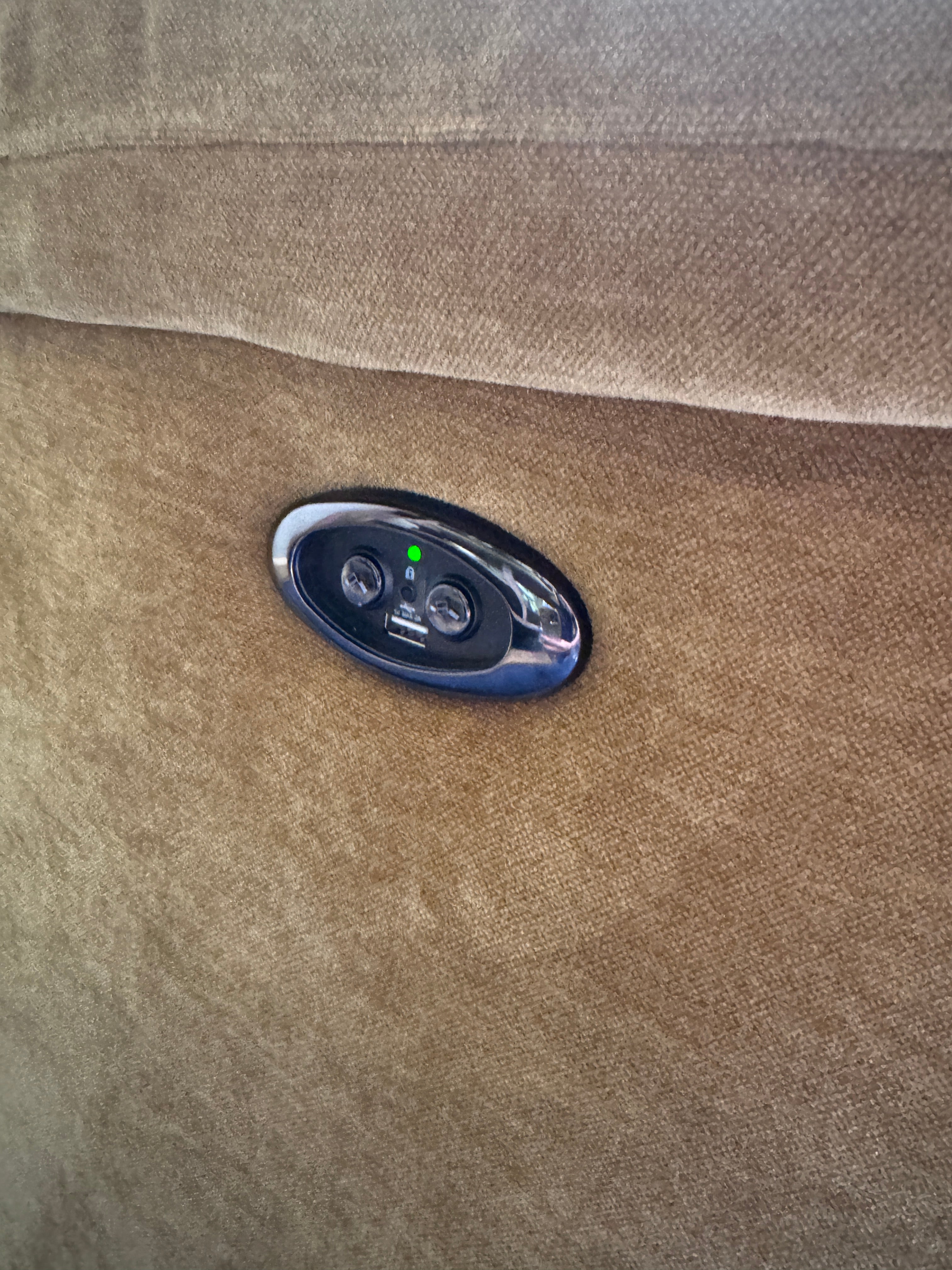Snug Right facing electric reclining 3 piece corner sofa in mustard velvet fabric