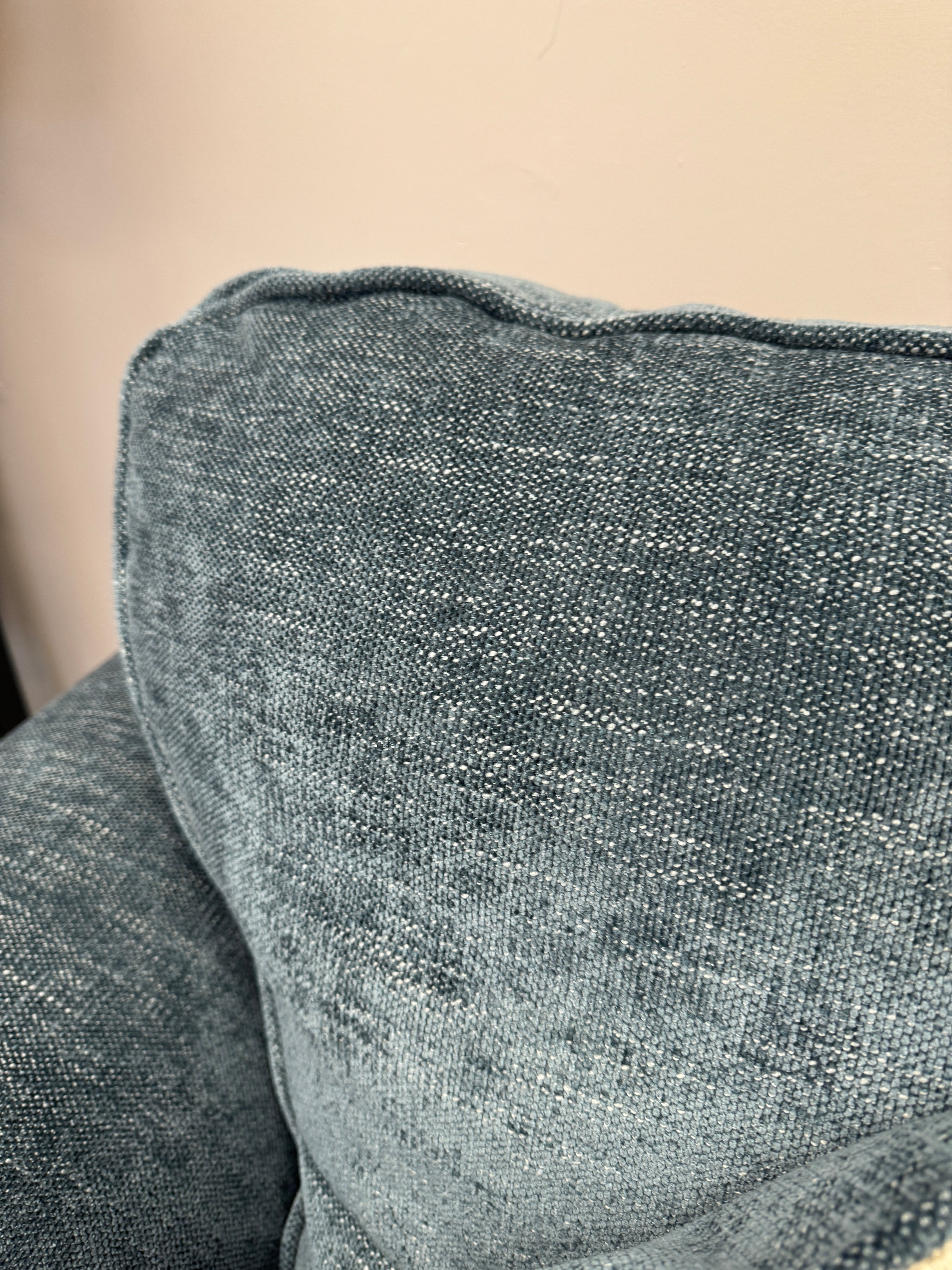 Danbury 4 seater sofa in Marlon Atlantic (teal) fabric