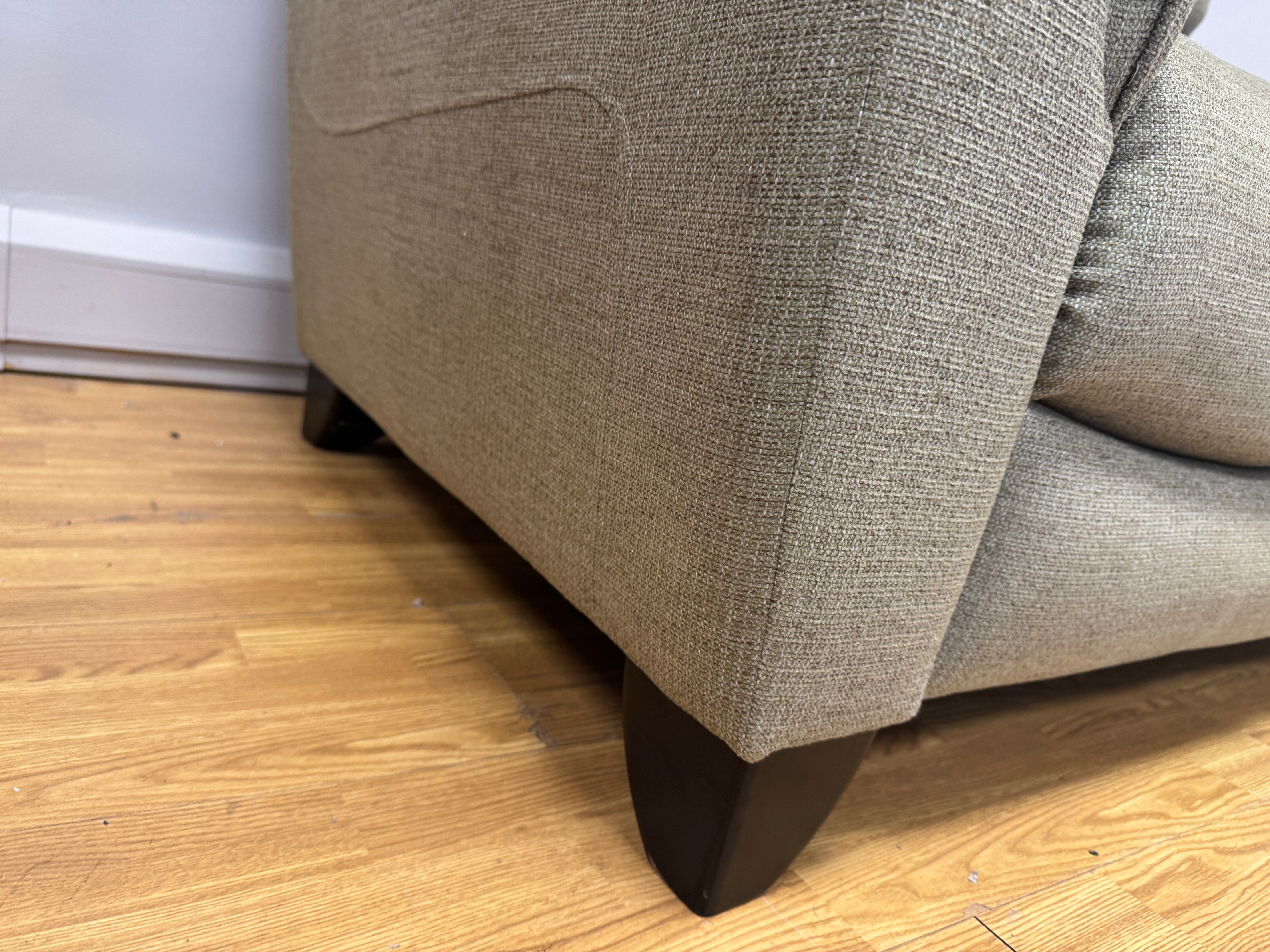 Parker Knoll Manhattan 2 seater sofa, pair of matching armchairs and storage footstool