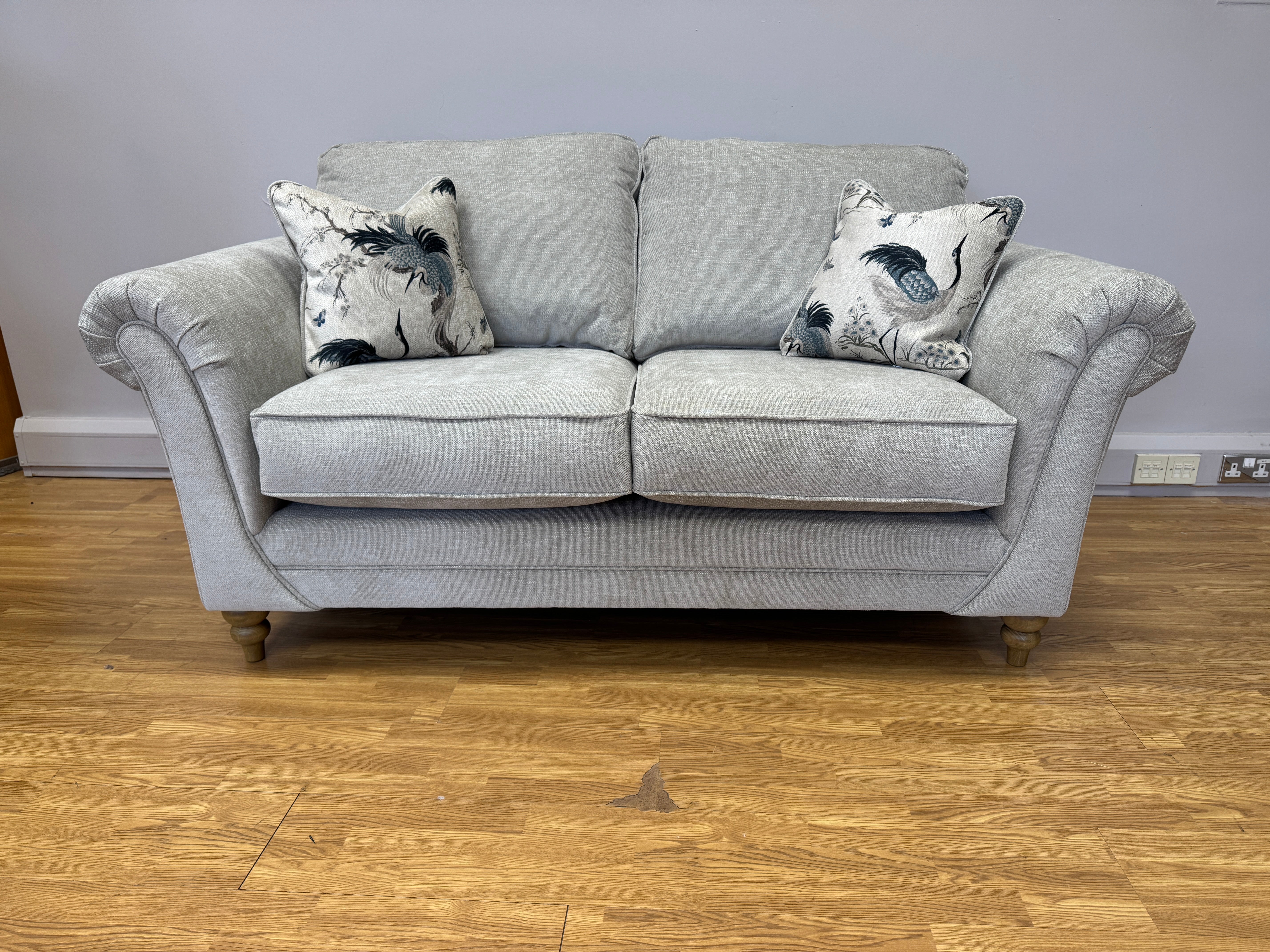 Danbury 2 seater sofa in Marlon Natural fabric
