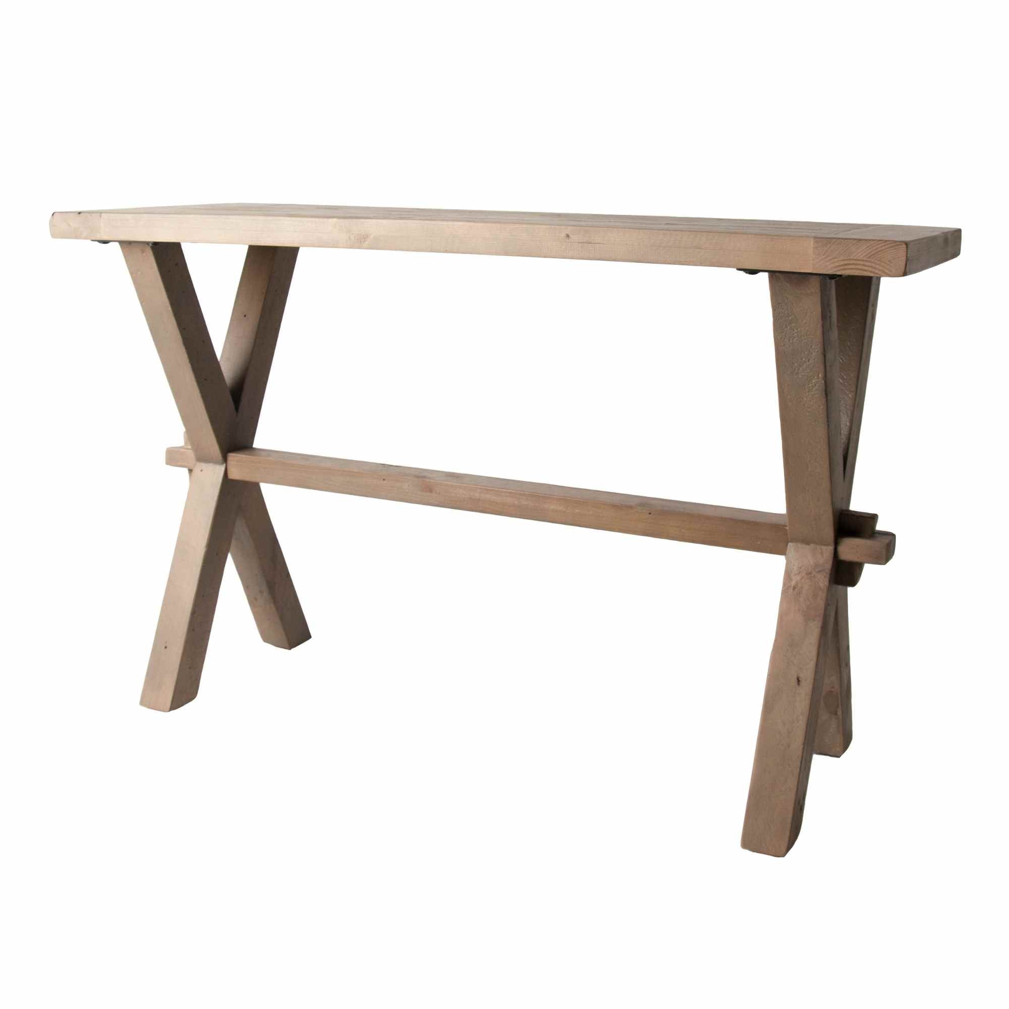 Walton 120cm solid pine console table