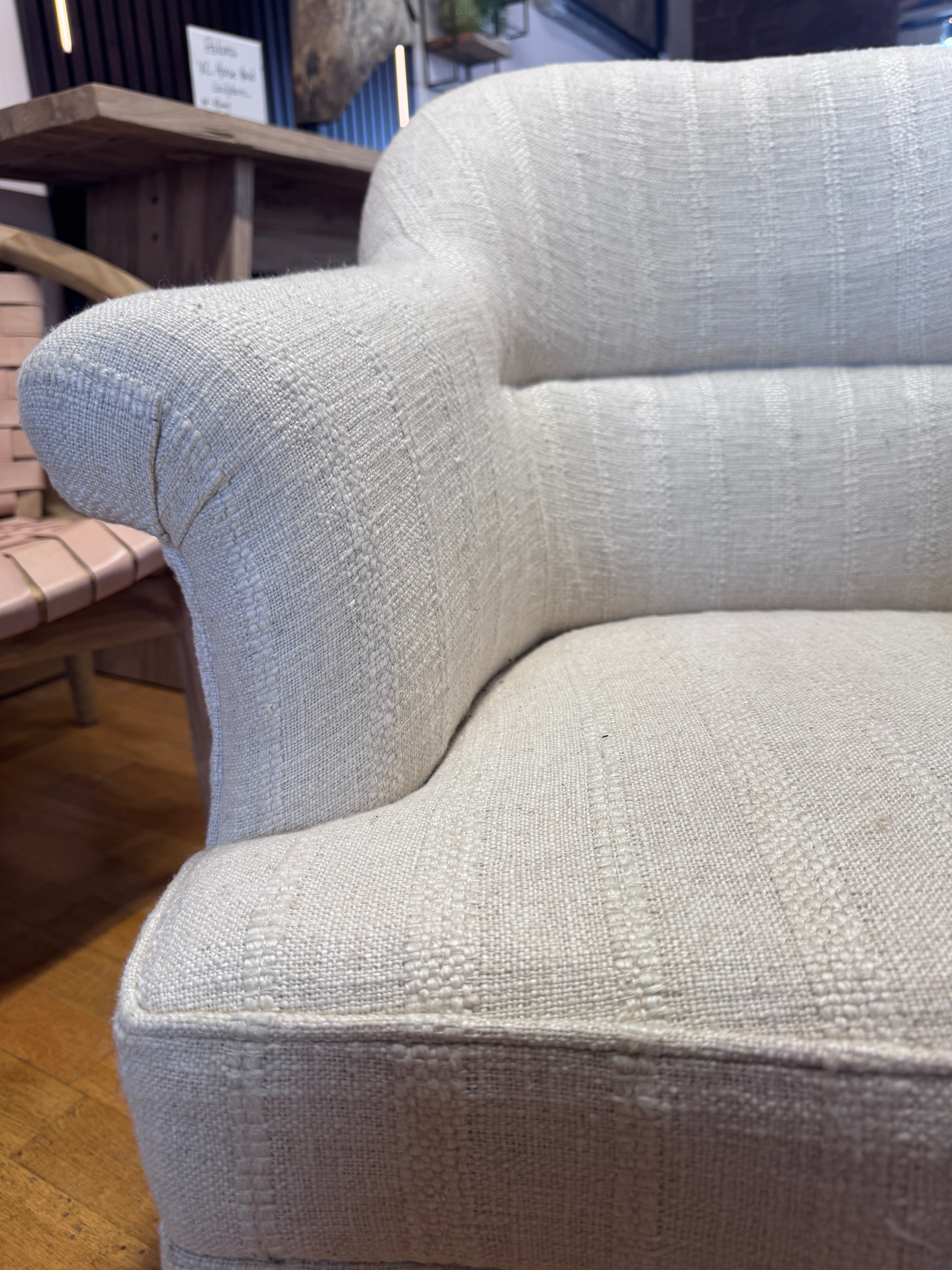 Nkuku Kiana linen accent chair
