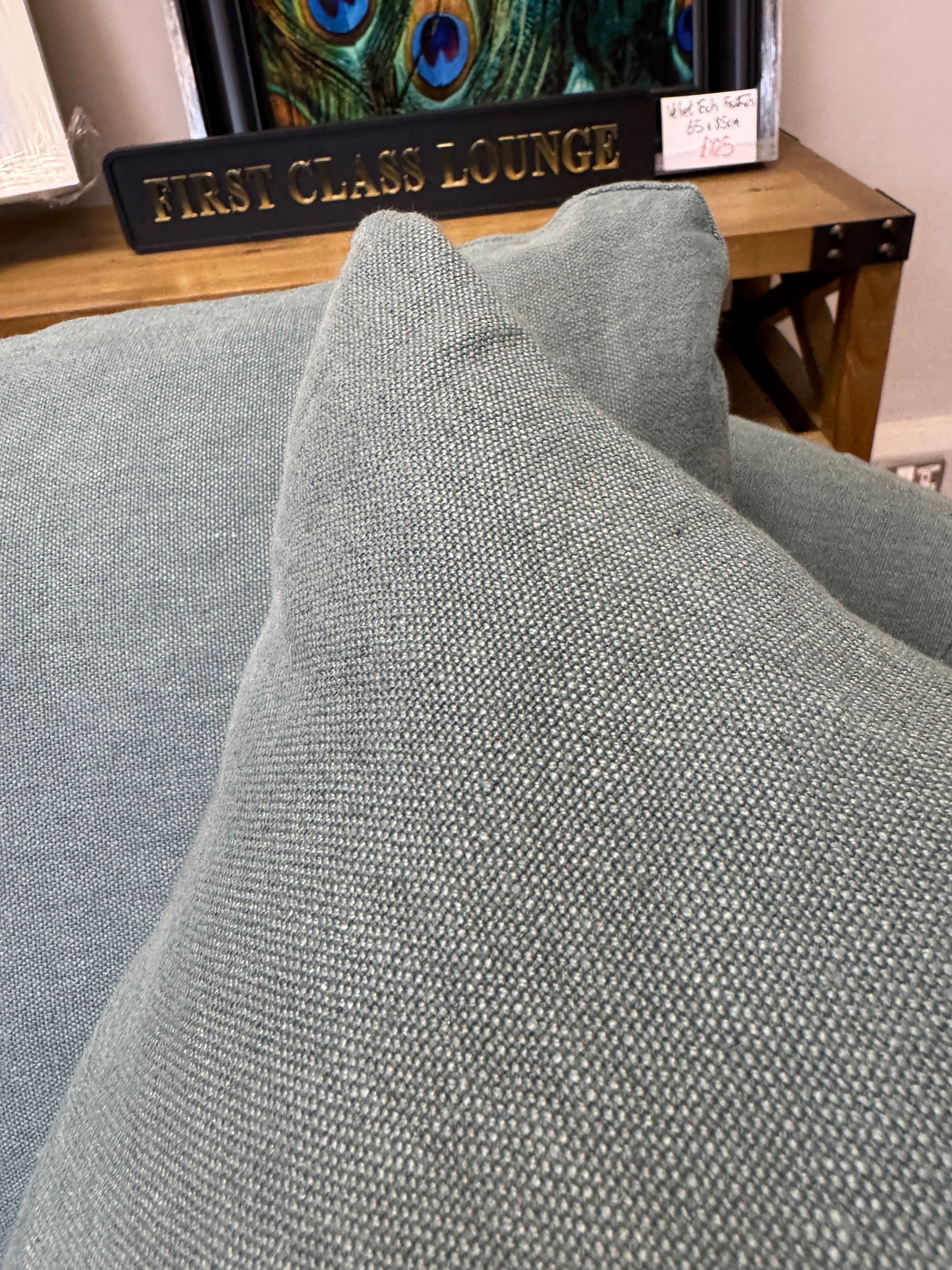 Loaf Bathtub XL sofa in Lighthouse blue Clever Vintage Linen fabric