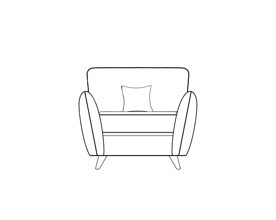 PERTH standard back Armchair
