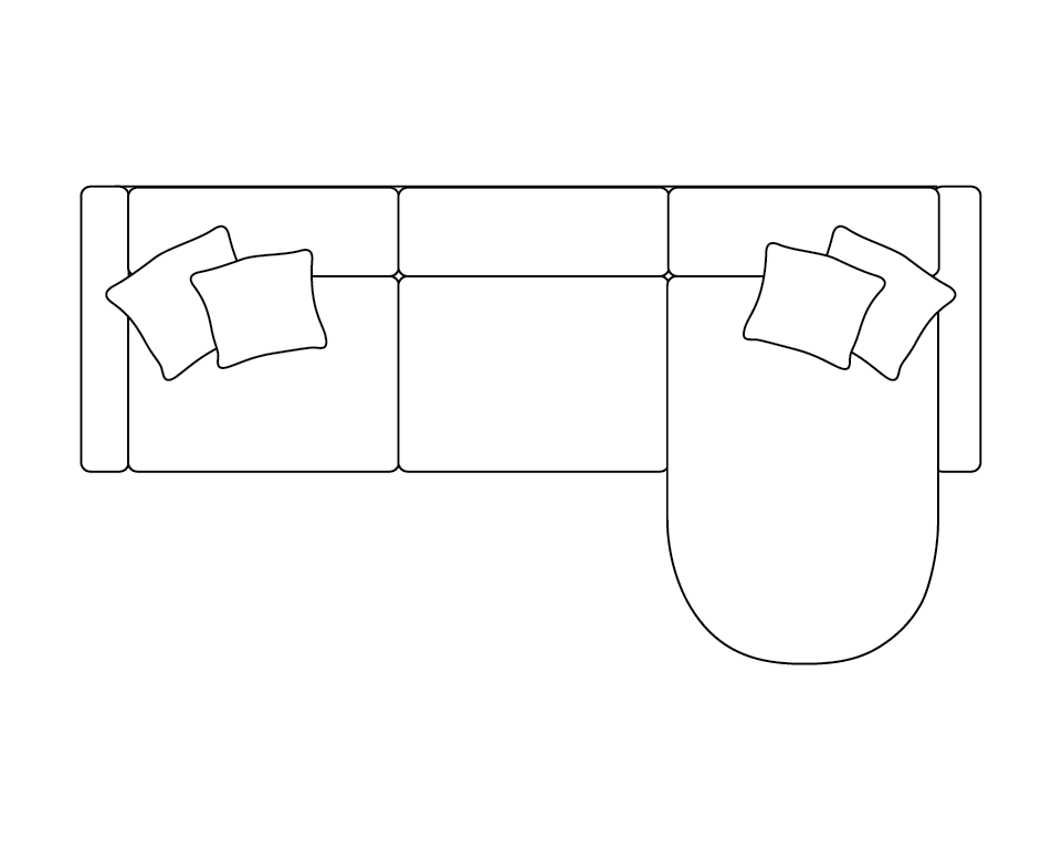 ANTIGUA Chaise sofa (left or right facing)