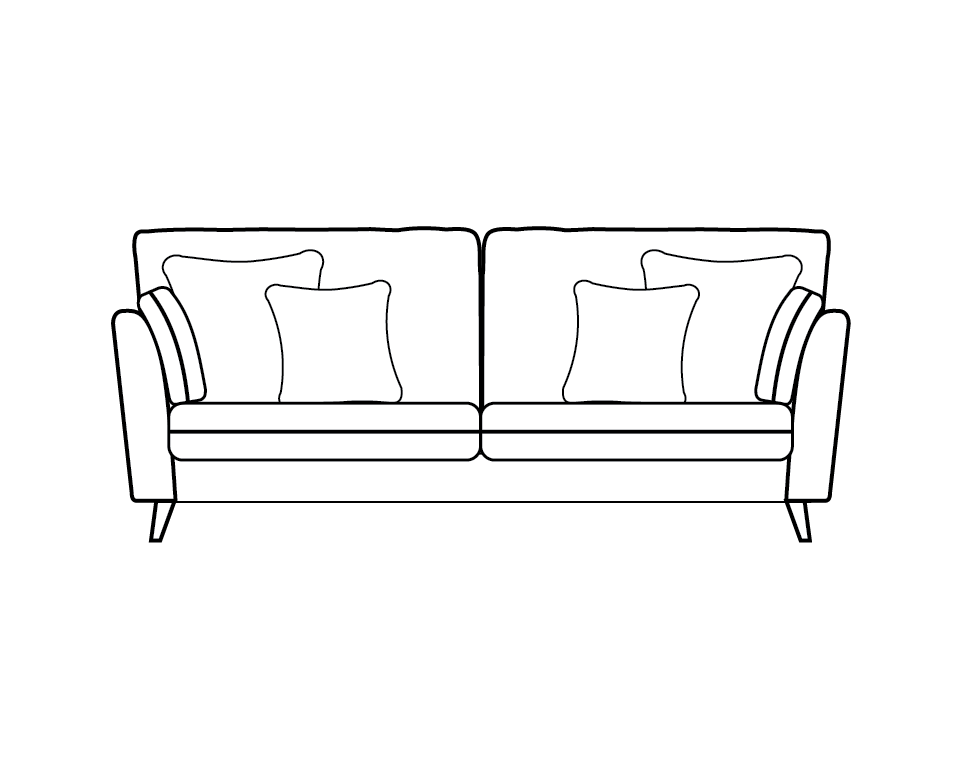 PETRA 2 seater medium sofa