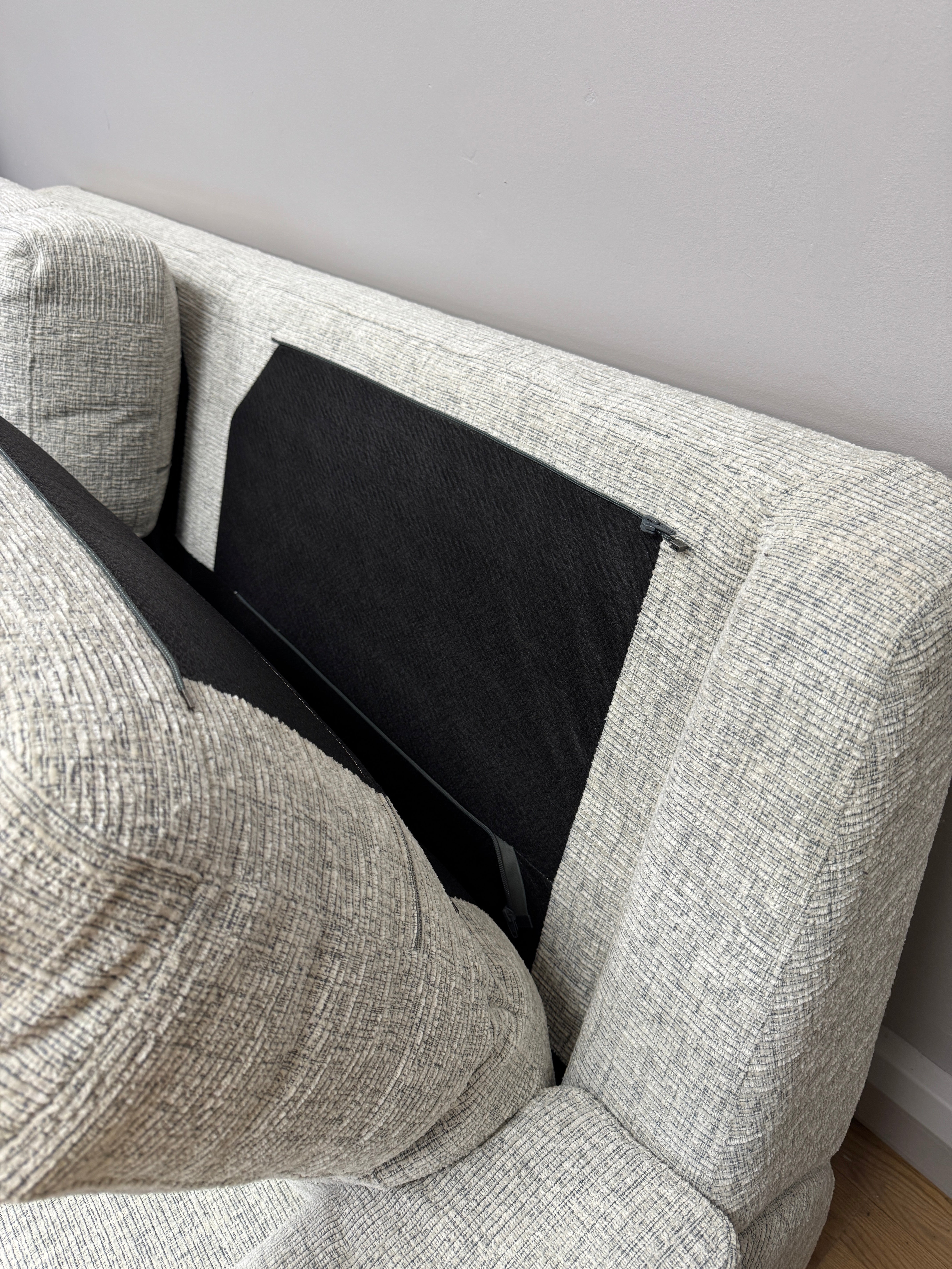 G Plan Harper 3 seater sofa in Could mix weave fabric