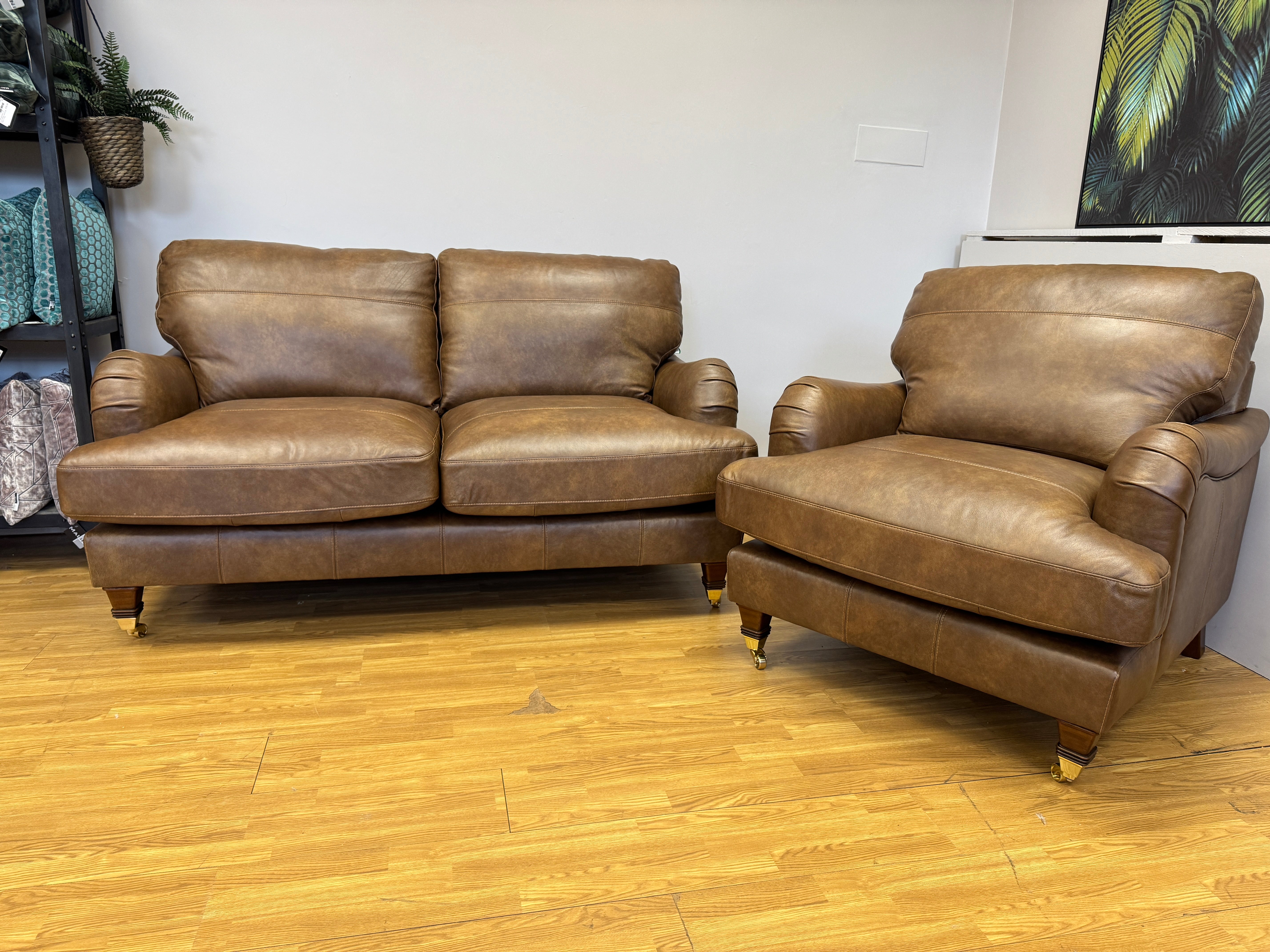 Ballina 2 Seater Sofa in Napoli Tan leather