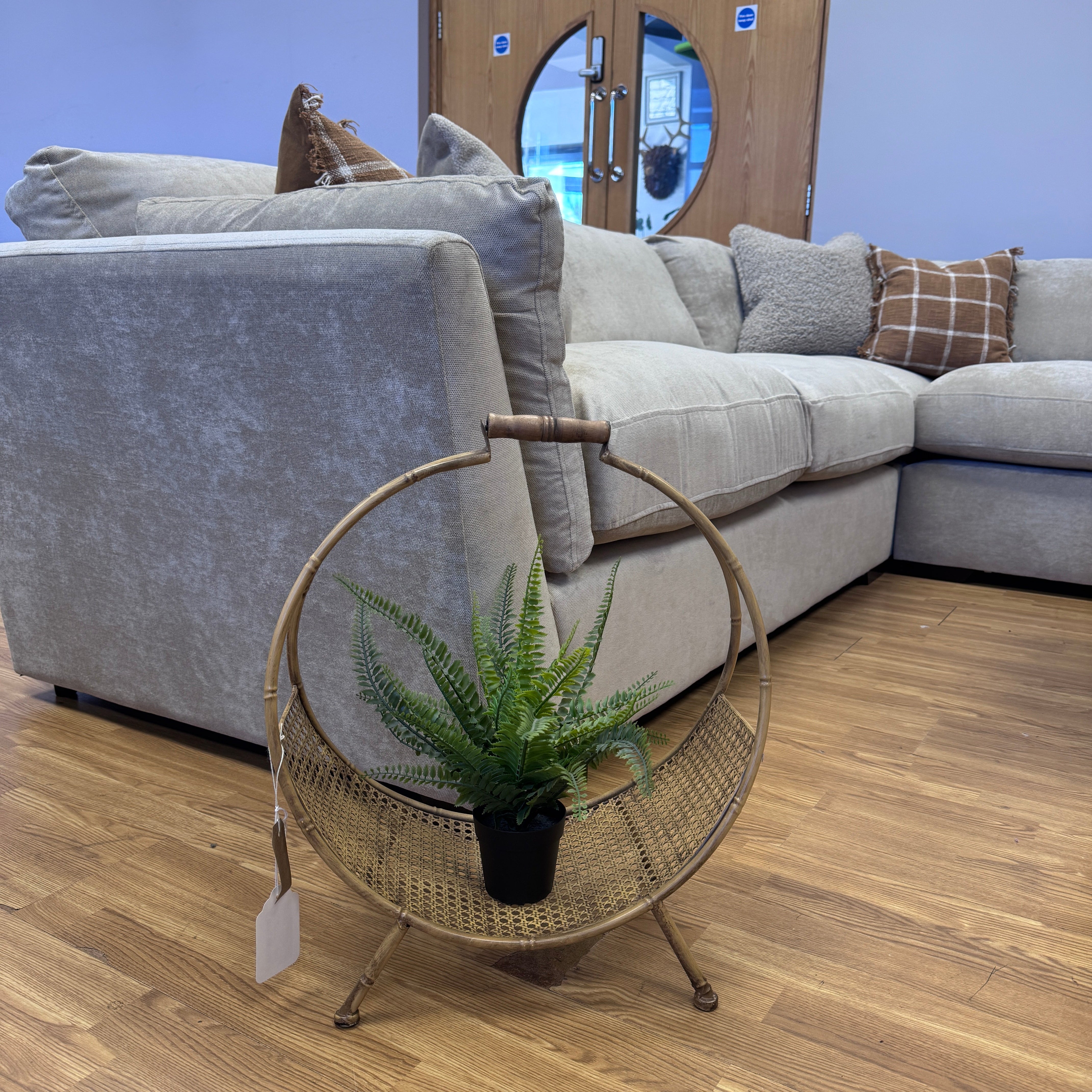 Phoenix 2 corner 2 (3 piece) corner sofa in Kingston Beige fabric