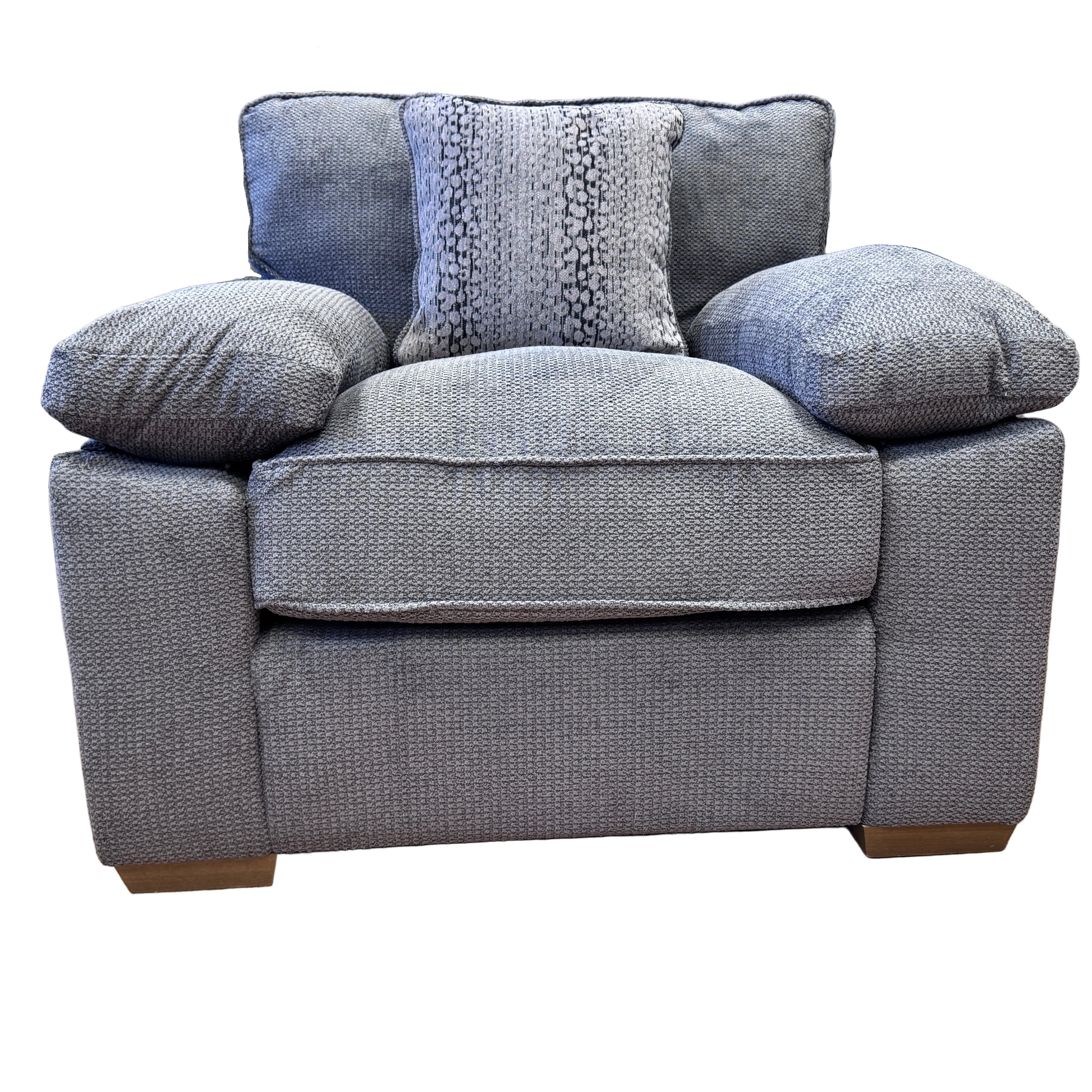 Dexter standard armchair in Rich Charcoal fabric