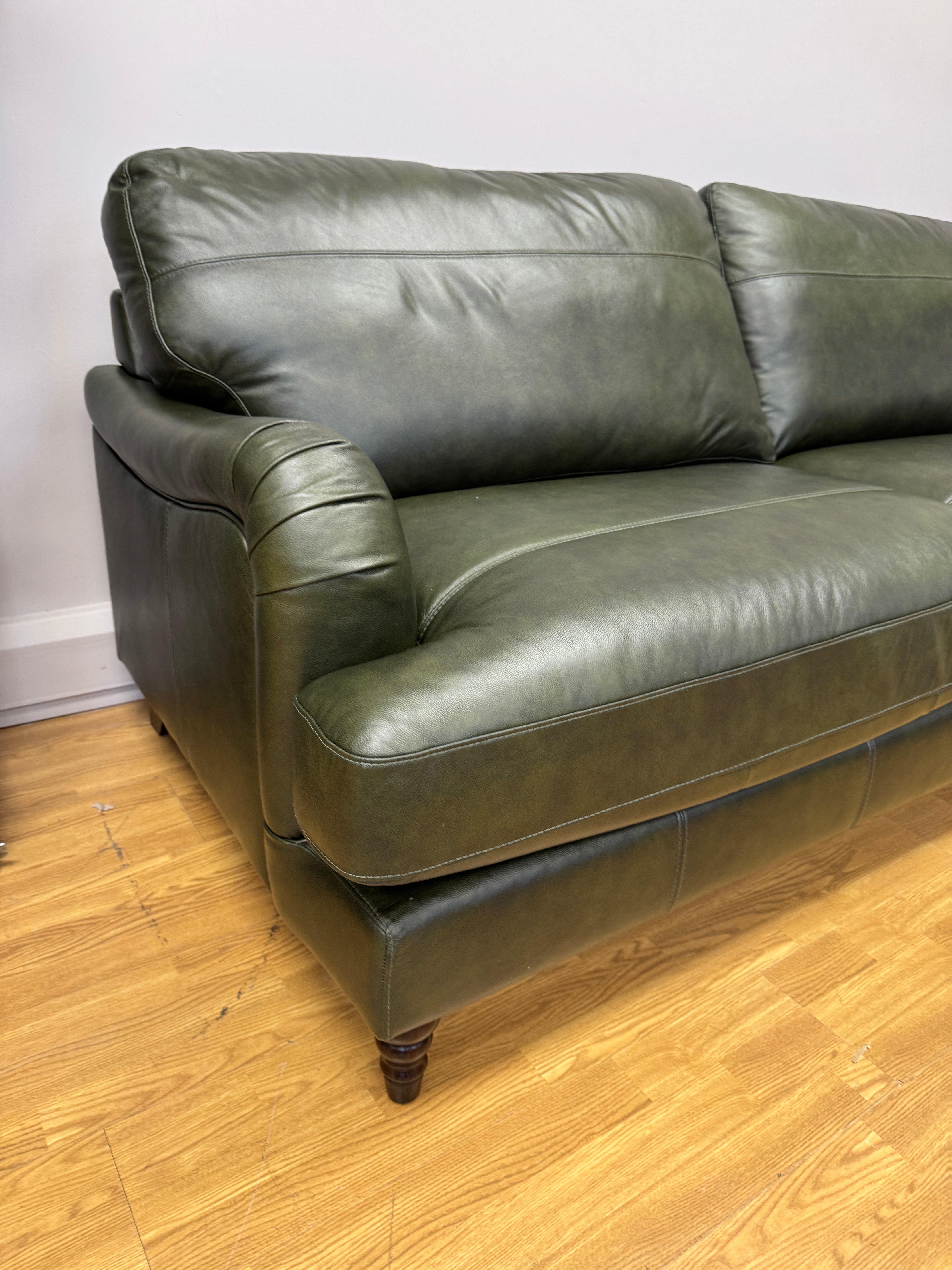 Ballina 4 Seater Sofa in Turino Green leather