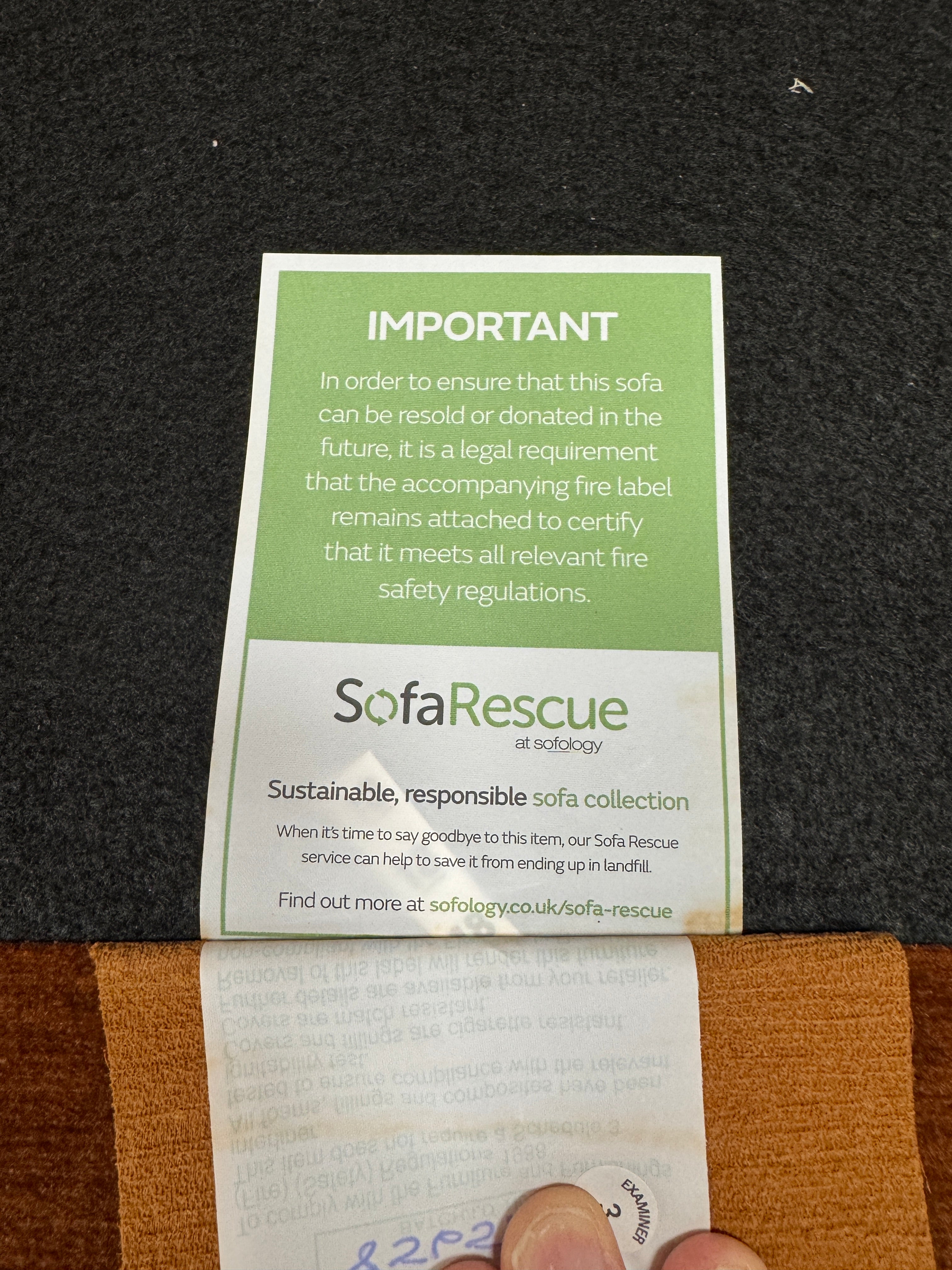 Sofology Hourglass large armchair in Rust / Burnt orange vintage velvet