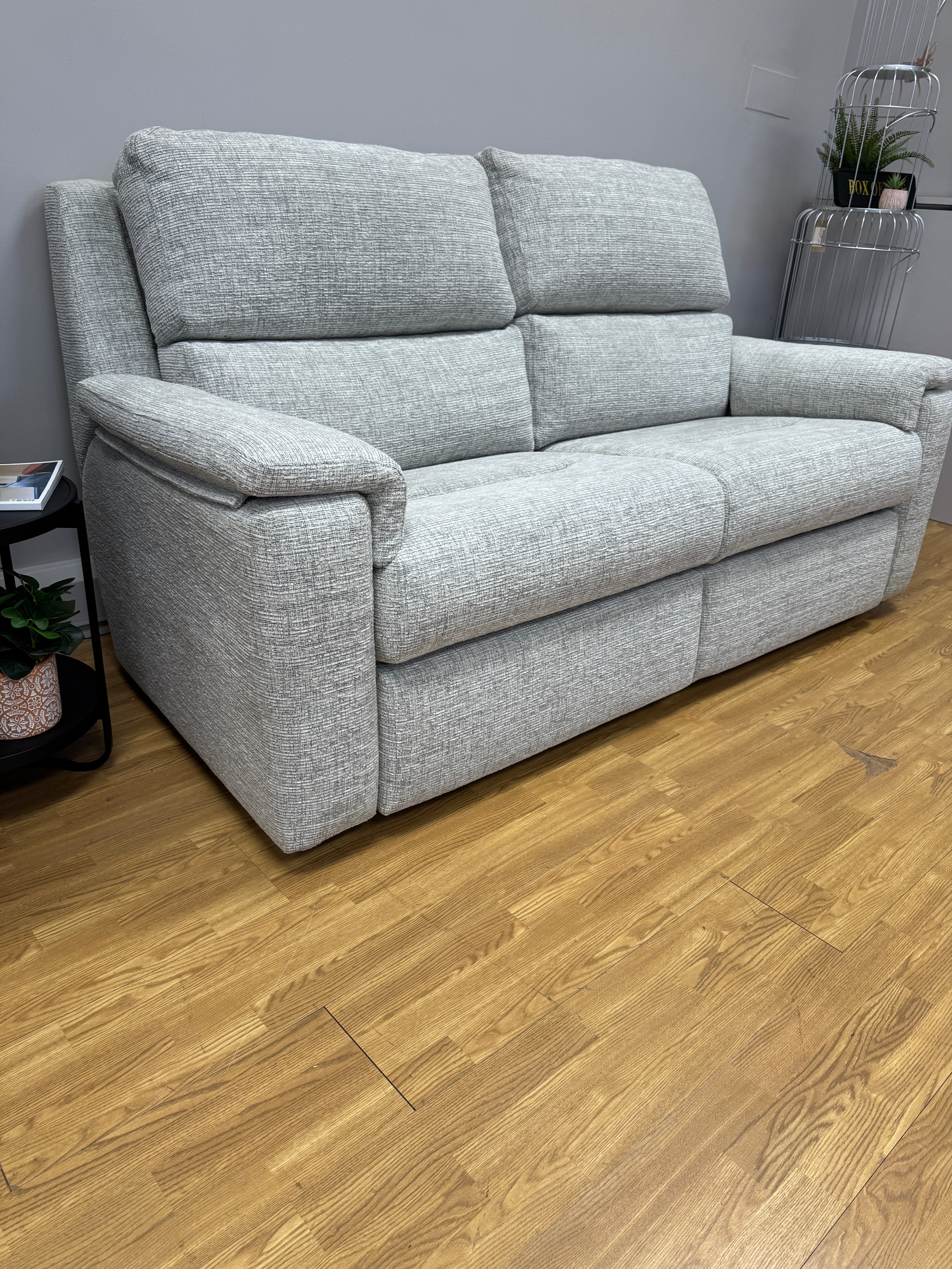 G Plan Harper 3 seater sofa in Could mix weave fabric