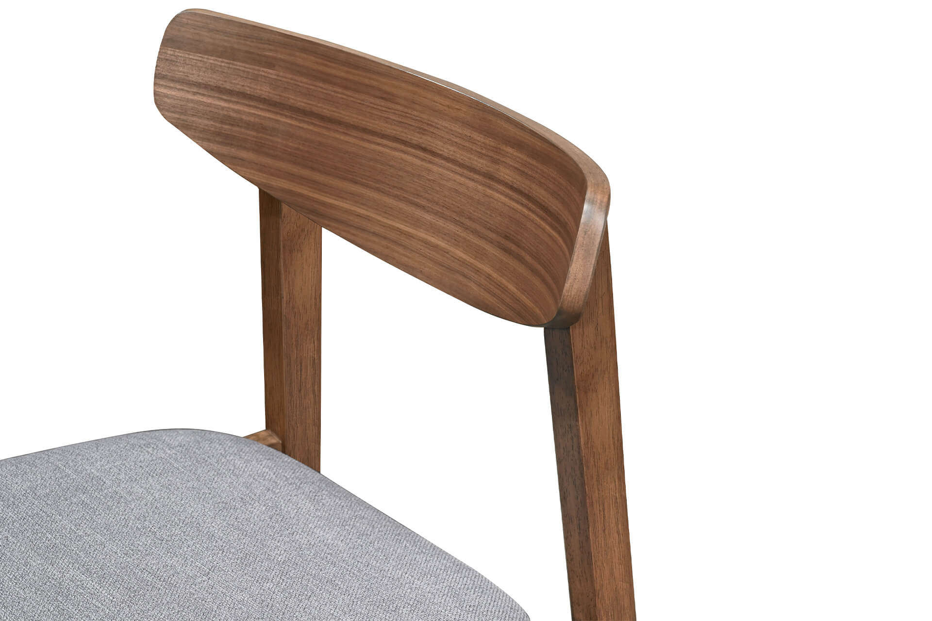 Ayla padded seat wooden dining chair
