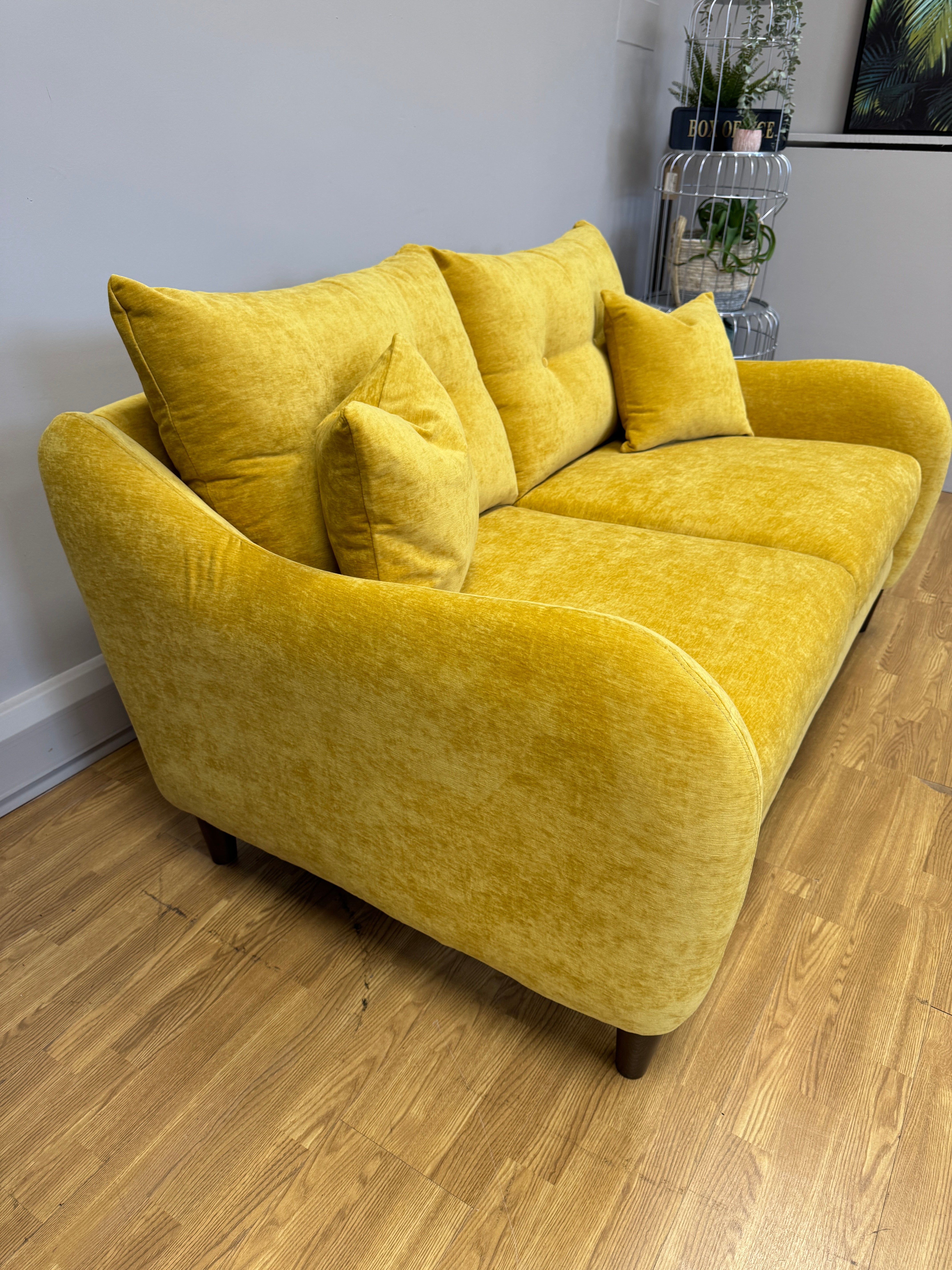 Ambleside 2 seater standard back sofa in Manhattan Gold fabric